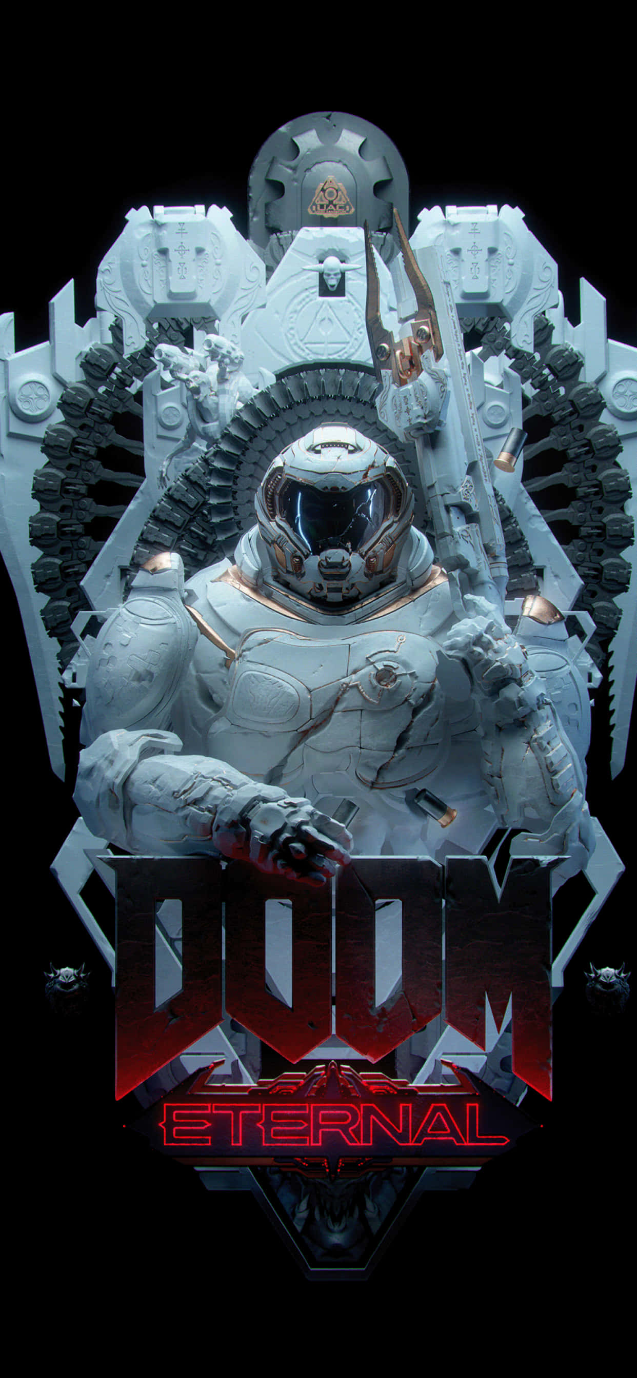 Afskiet met Google Pixel 3XL Doom Muurpapier