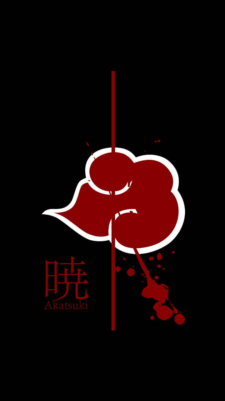 Akatsuki-logo Bloedwolk Simbool Muurpapier