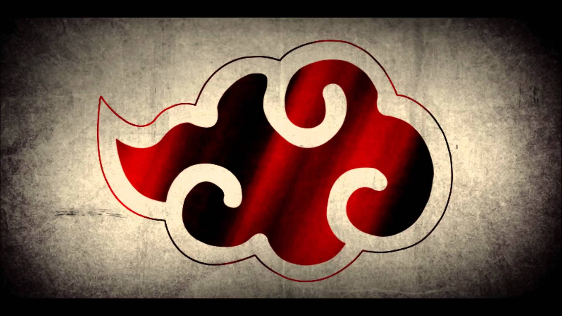 Akatsuki-logo in tweekleur Muurpapier
