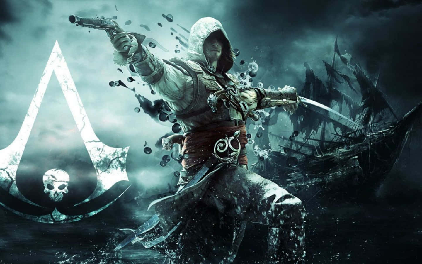 Aksie Assassin’s Creed Ezio Muurpapier