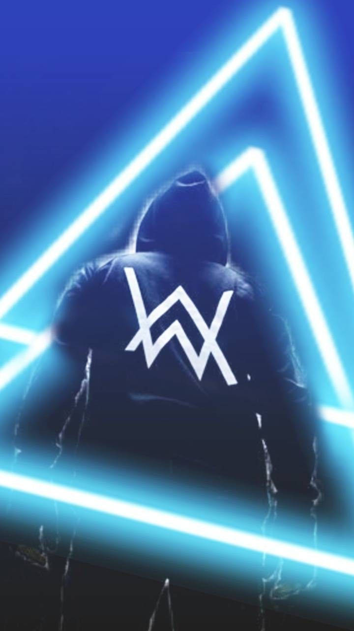 Alan Walker-logo en -hoodie Muurpapier