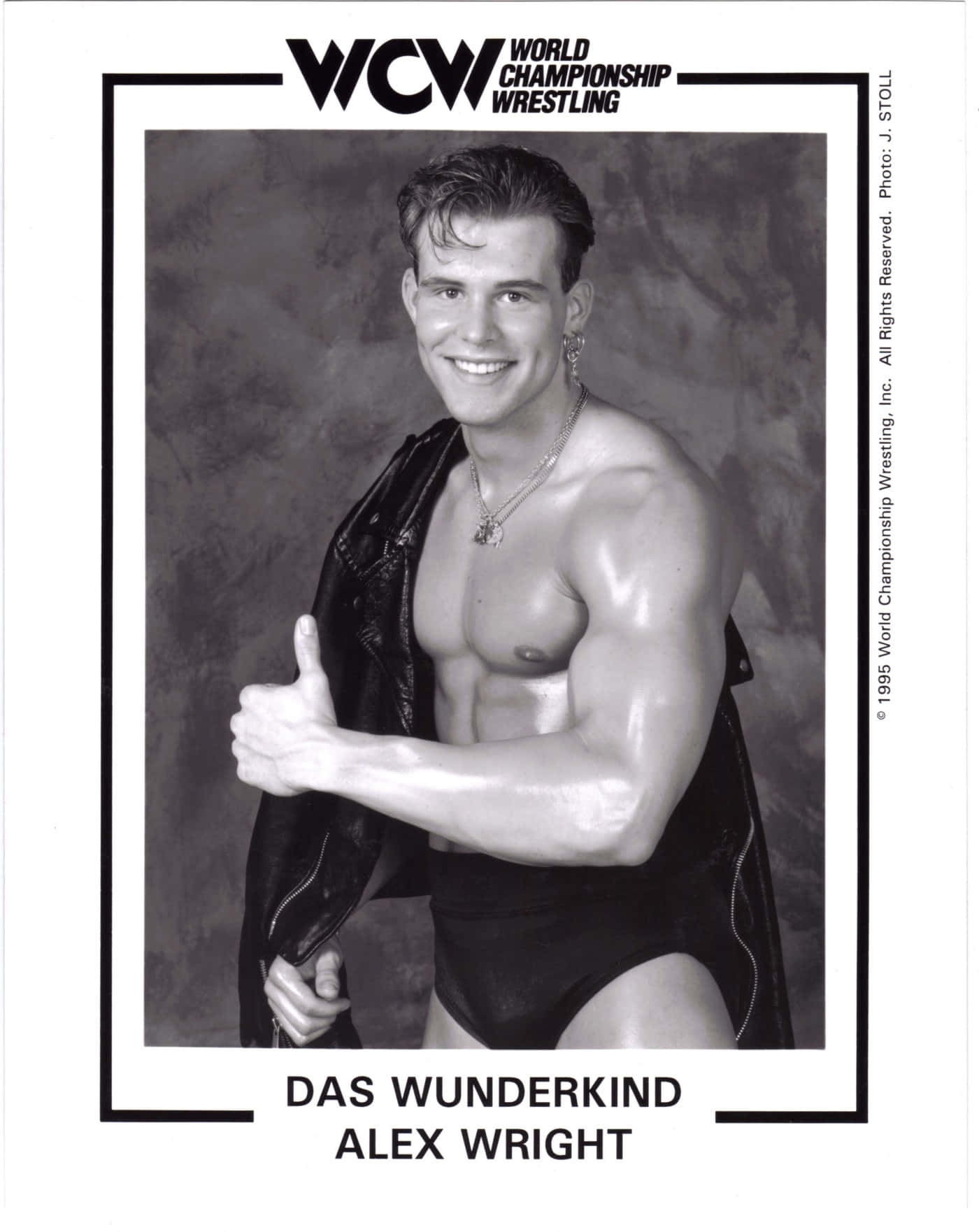 Alex Wright, Bekroonde WCW Stoeister Muurpapier