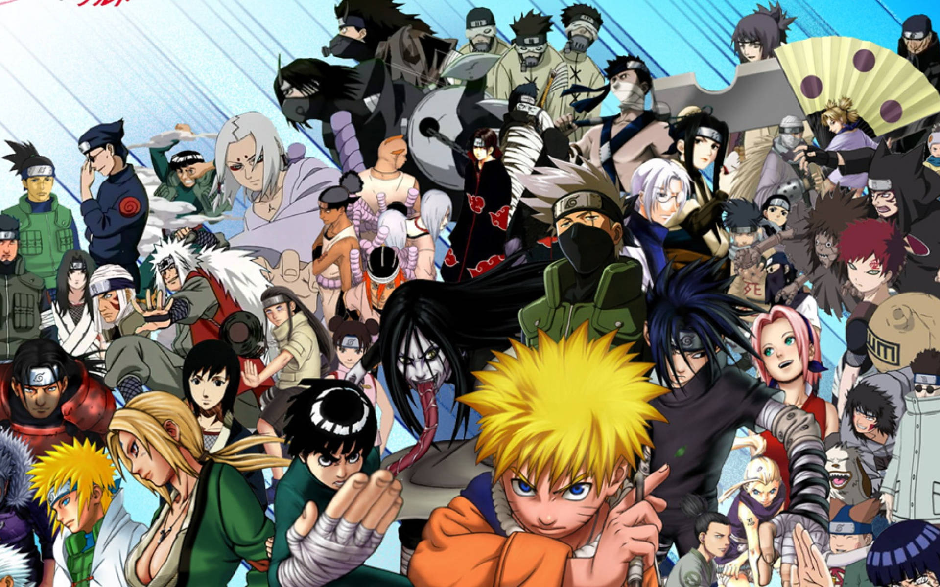 Alle Naruto-karakters Muurpapier