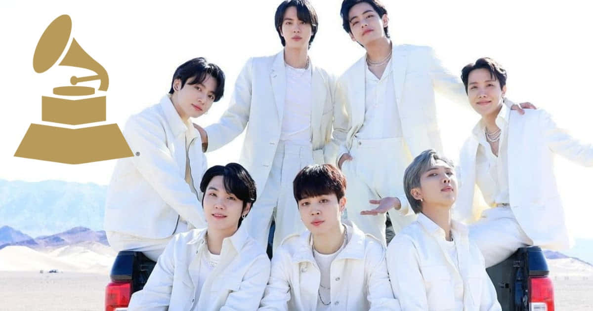 Almal Wit BTS Foto Muurpapier