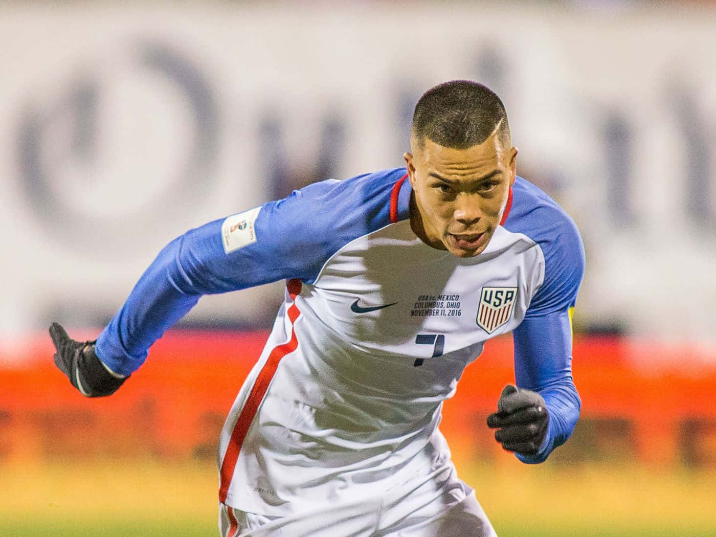 Amerikaanse Sokkerspeler Bobby Wood Muurpapier