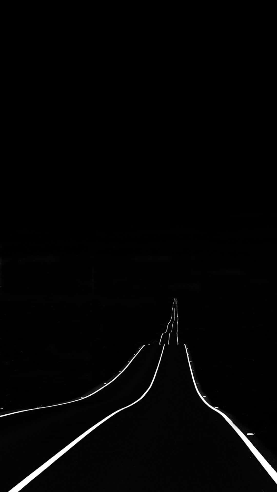AMOLED Agtergrond Lang Pad Kronkelrig Muurpapier