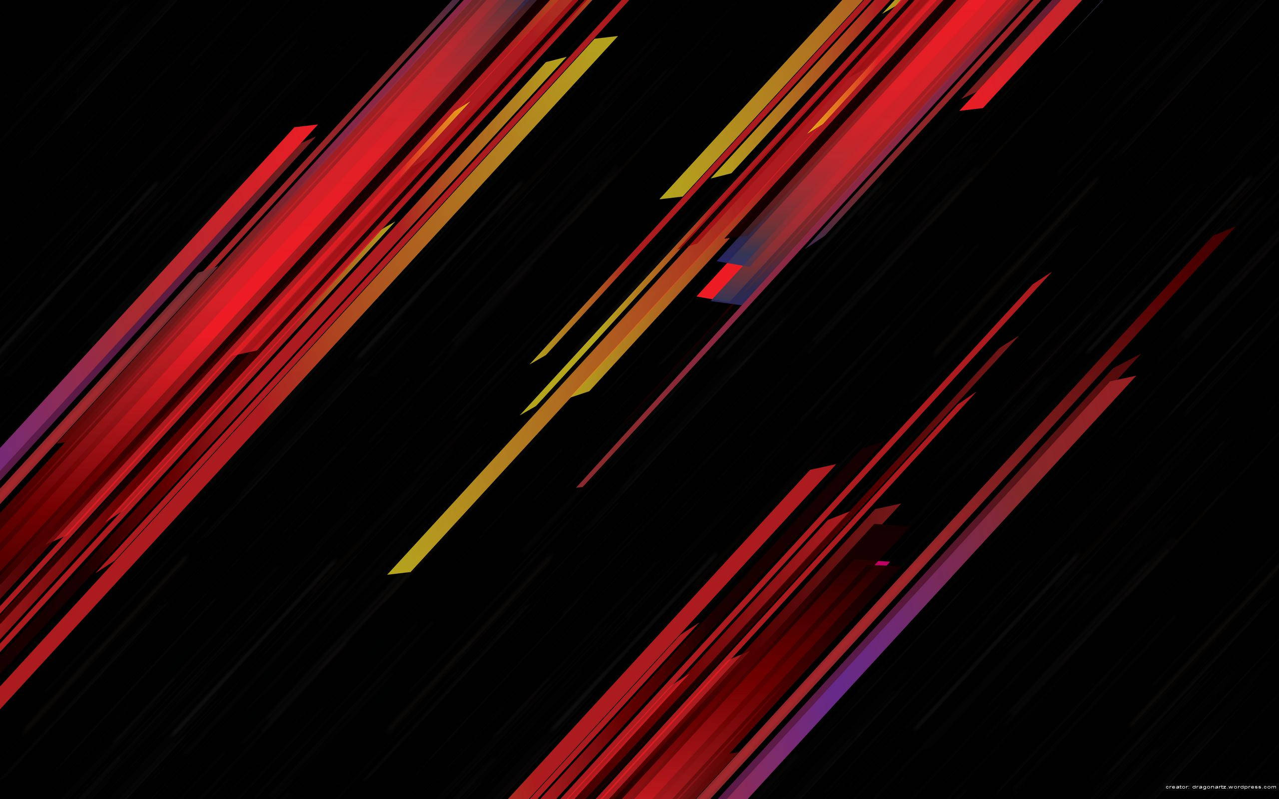 AMOLED Glitch-lyne Muurpapier