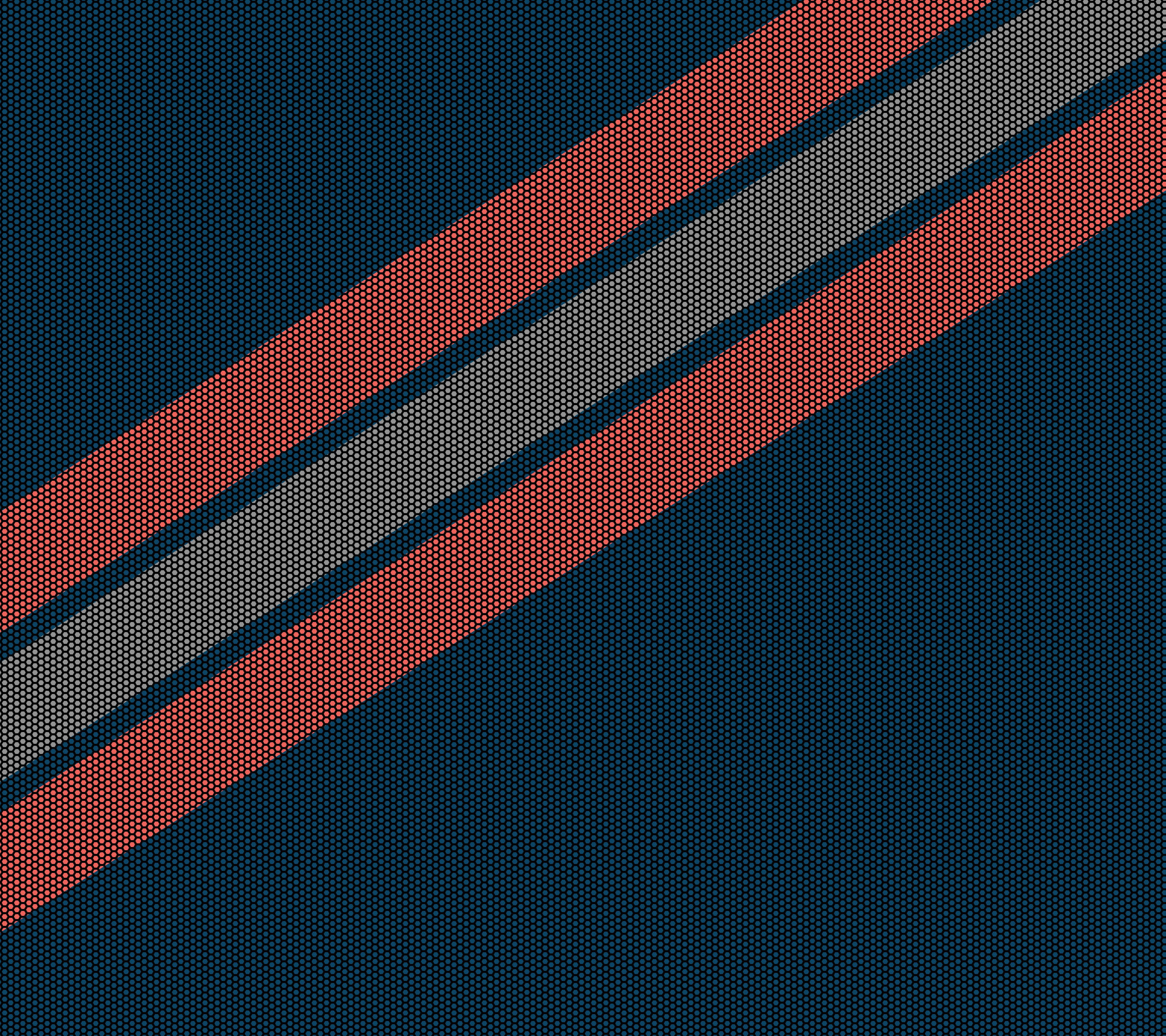 AMOLED Streep Koel Patroon Muurpapier