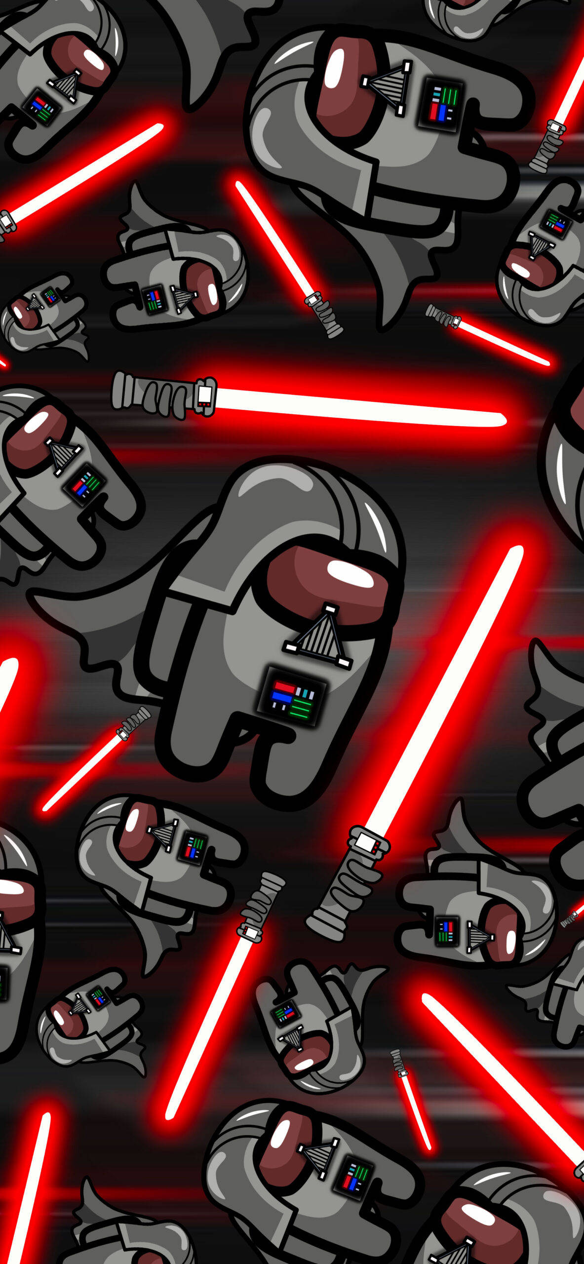 Among US 4K Darth Vader-oorsteek Muurpapier