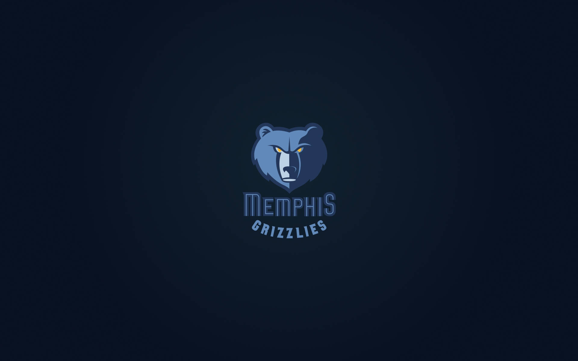 Amptelike Memphis Grizzlies-spanlogo Muurpapier