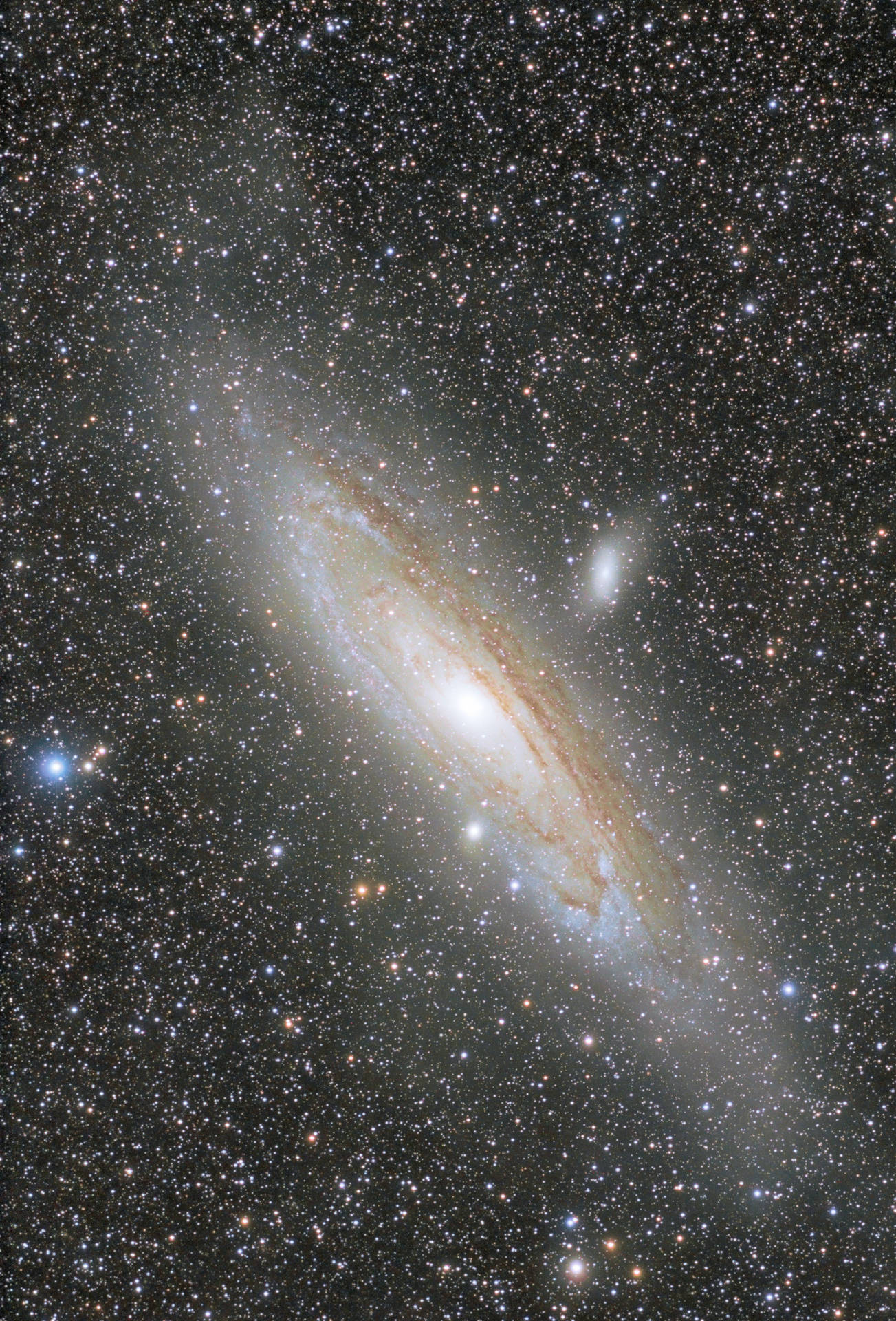 Andromeda Sterryke Sterrestelsel Heelal-agtergrond — Ruimte GIF Muurpapier