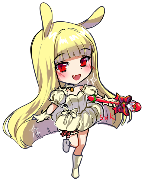 Anime Bunny Girl Illustrasie Muurpapier