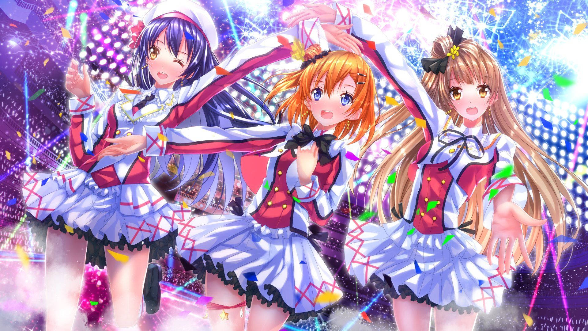 Anime Dansklub Muurpapier