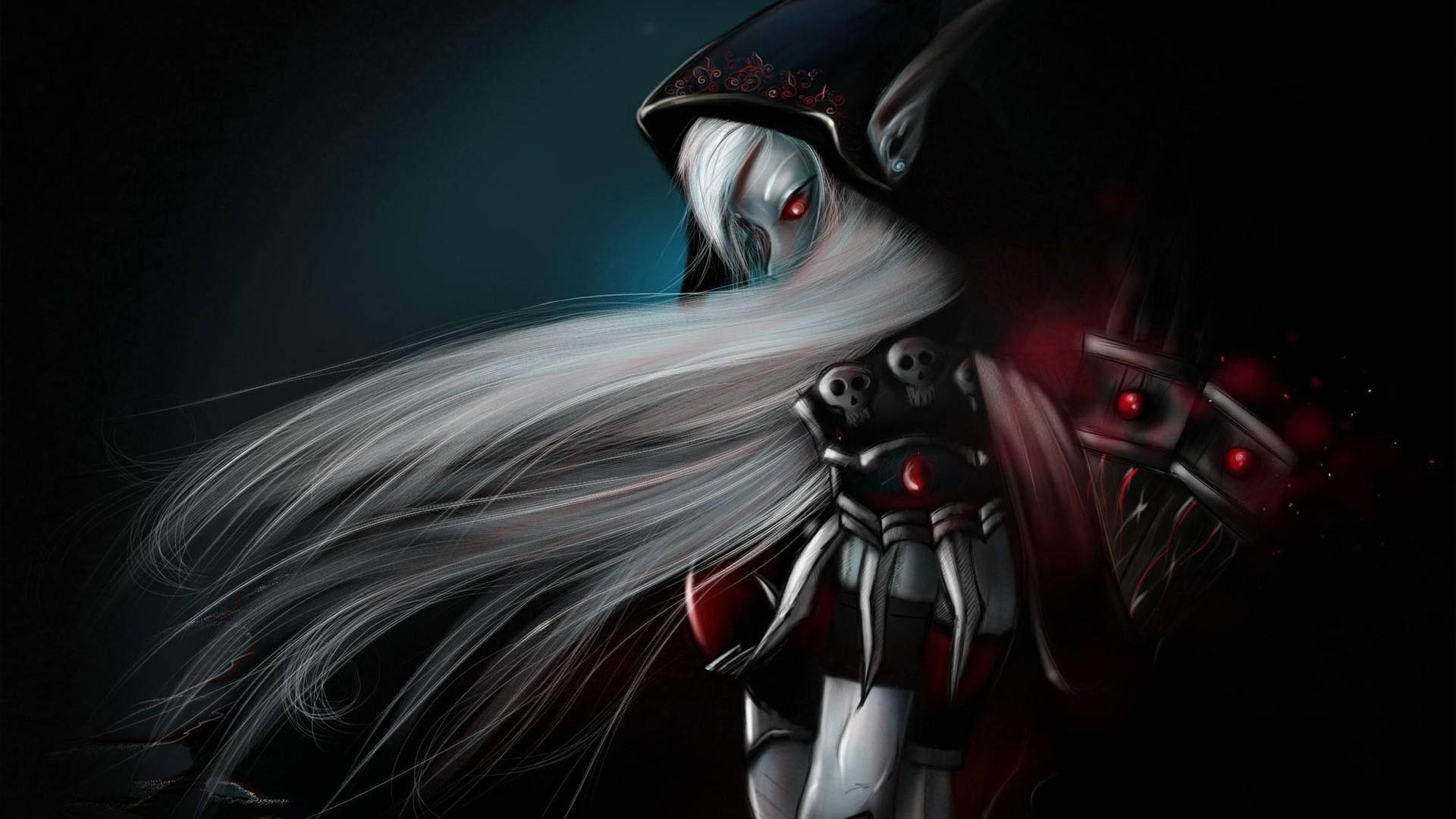 Anime Duiwel Sylvanas Muurpapier
