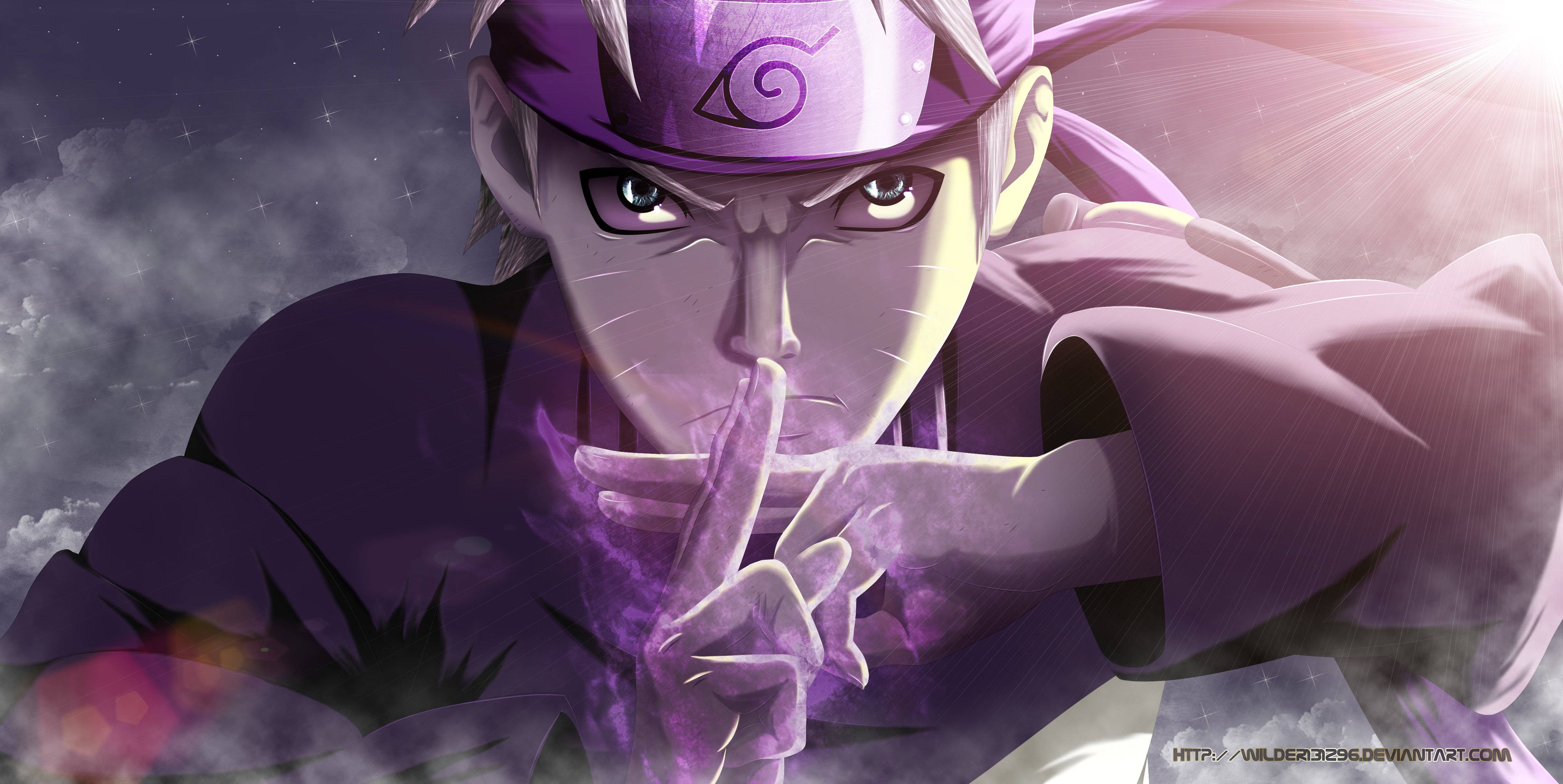 Anime Gaming Naruto Tegniek Muurpapier