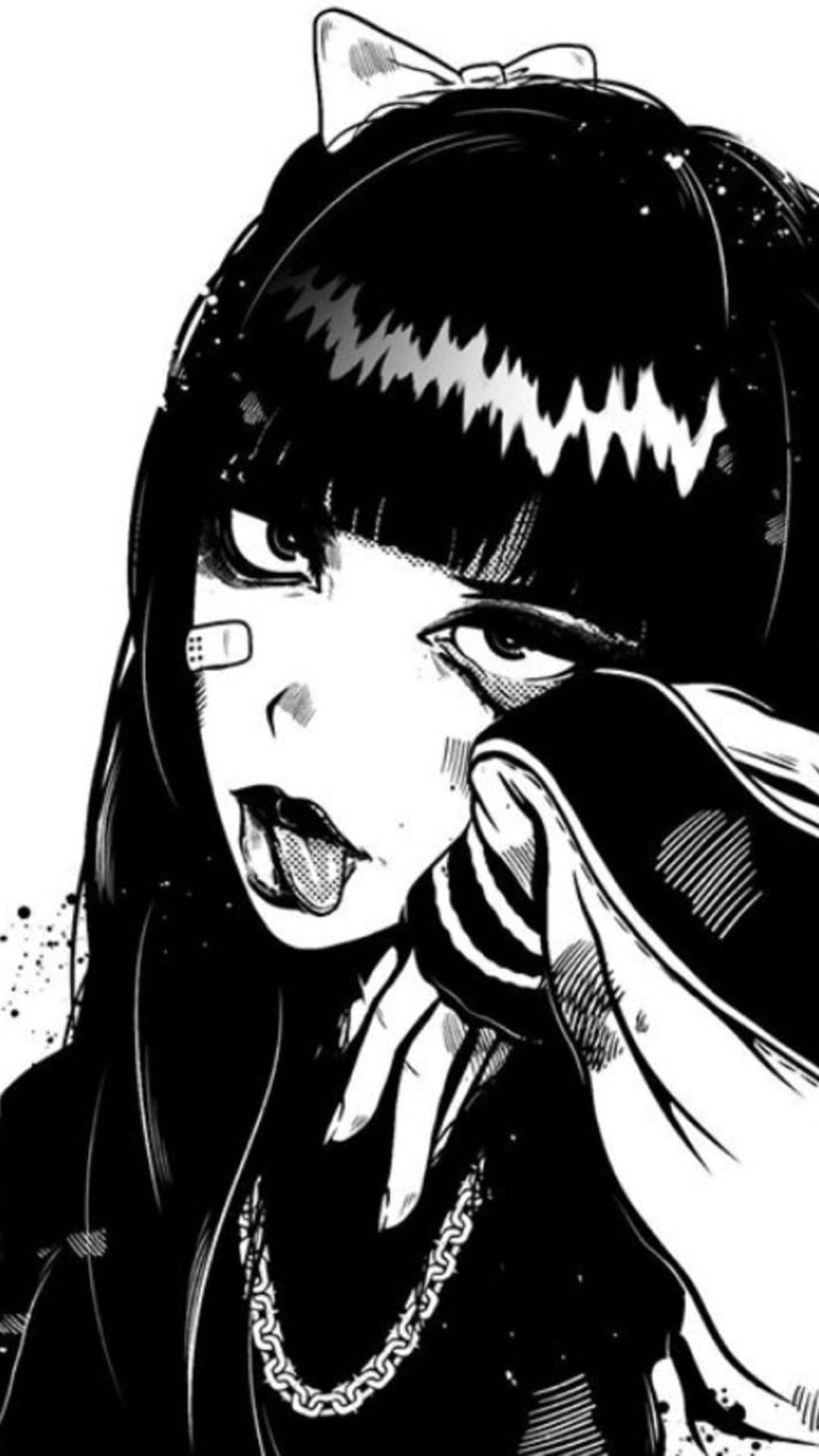 Anime Gotiese Meisie Instagram Profiel Muurpapier