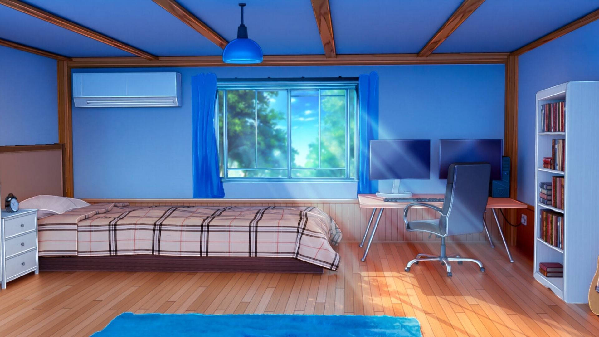 Anime Kamer Sonstrale Muurpapier
