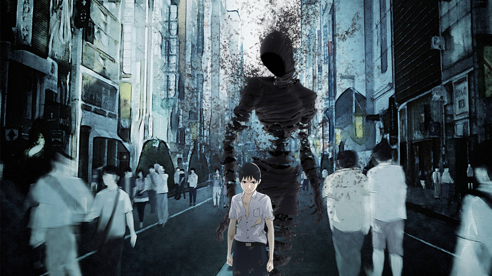 Anime Karakters Ajin: Half-Mens Muurpapier