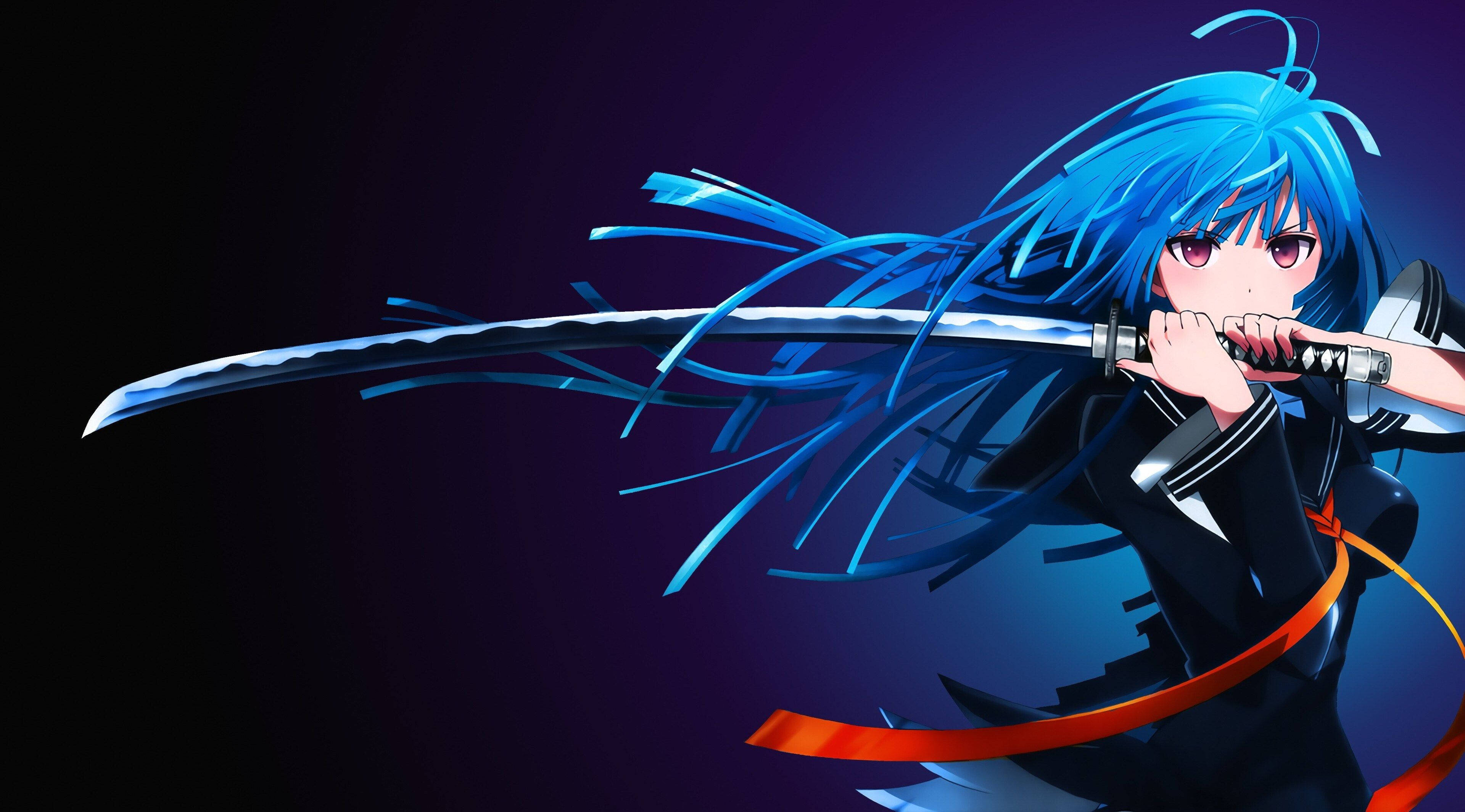 Anime Lewendige Kisara Tendo Muurpapier