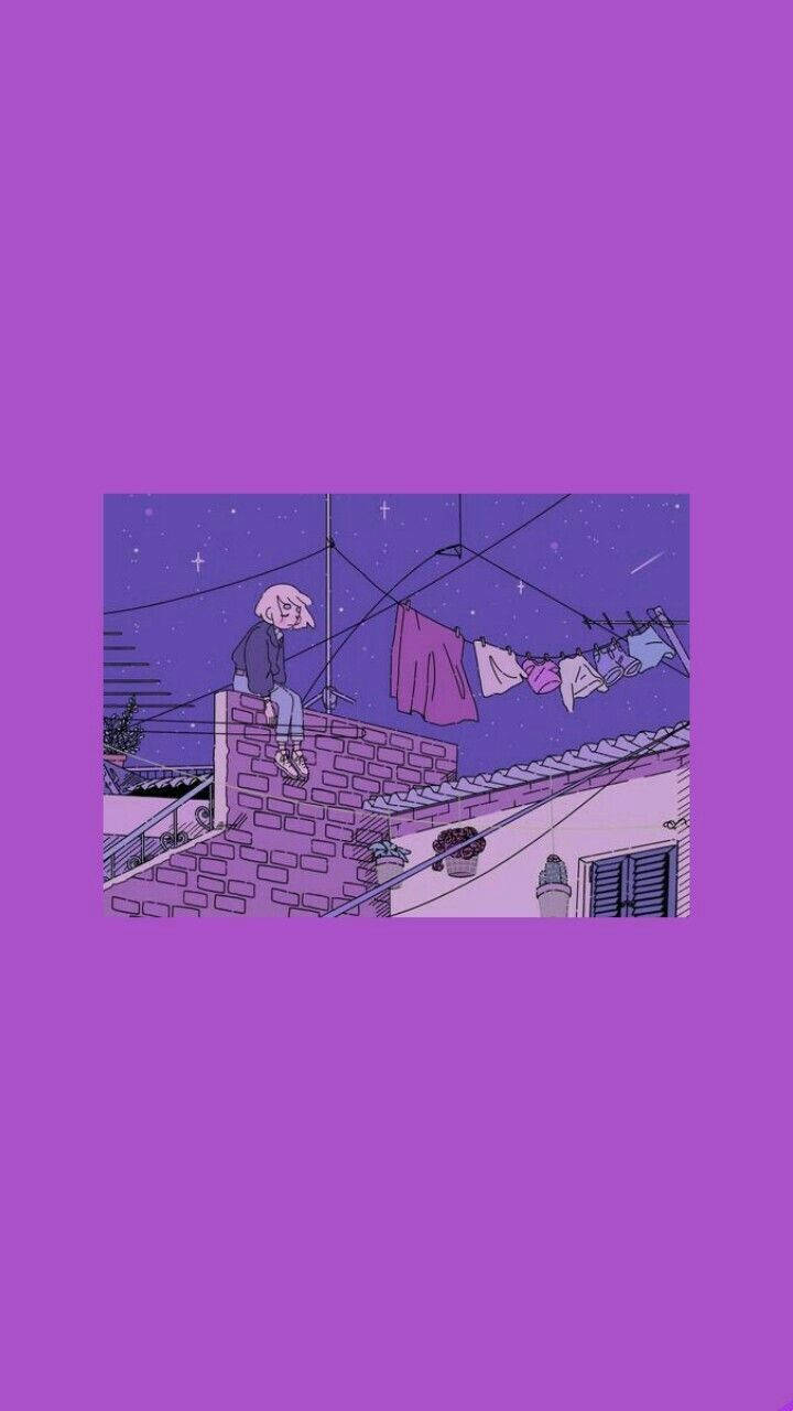 Anime Meisie Pastelpers Tumblr Muurpapier