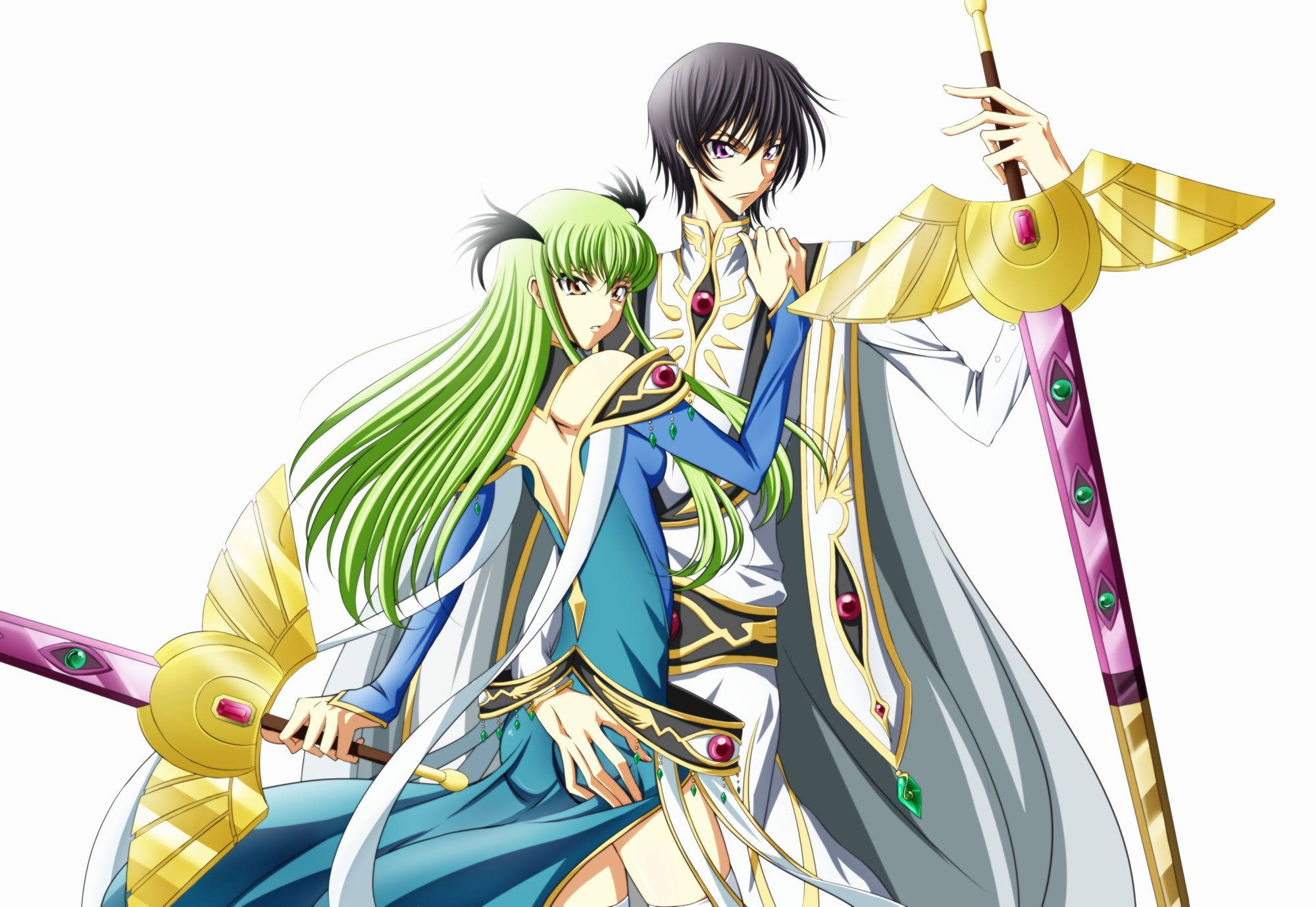 Anime Paar Code Geass Muurpapier