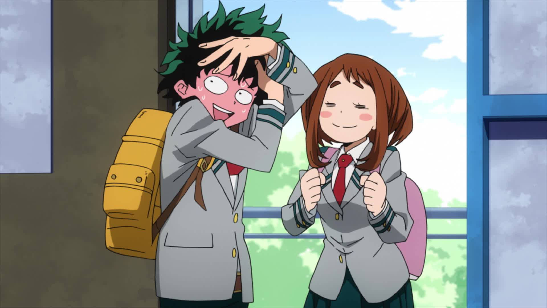 Anime Paartjie My Hero Academia Muurpapier
