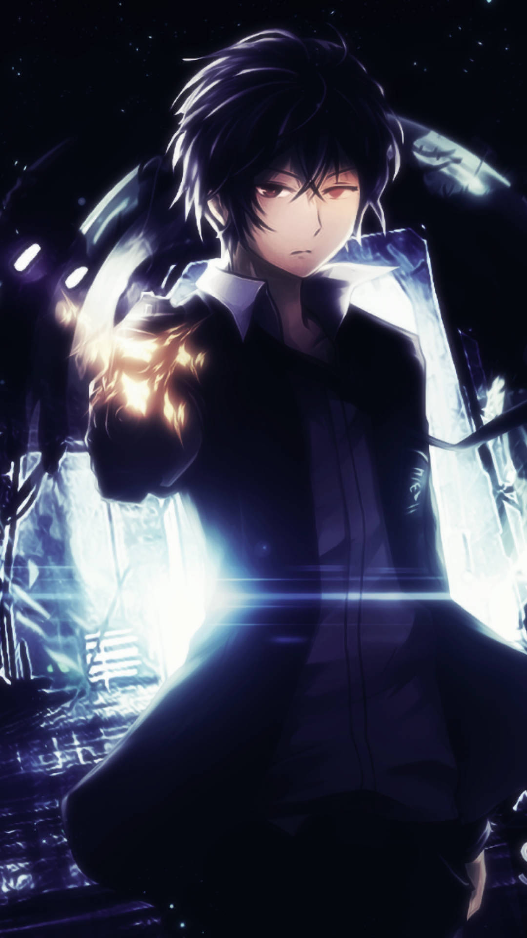 Anime-seun Satomi Rentarou in Black Bullet-agtergrond — Anime seun Muurpapier