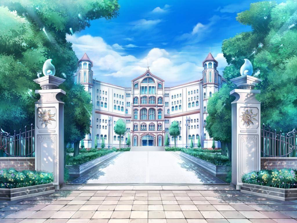 Anime Skooltoneel Yumesaki Akademie Muurpapier