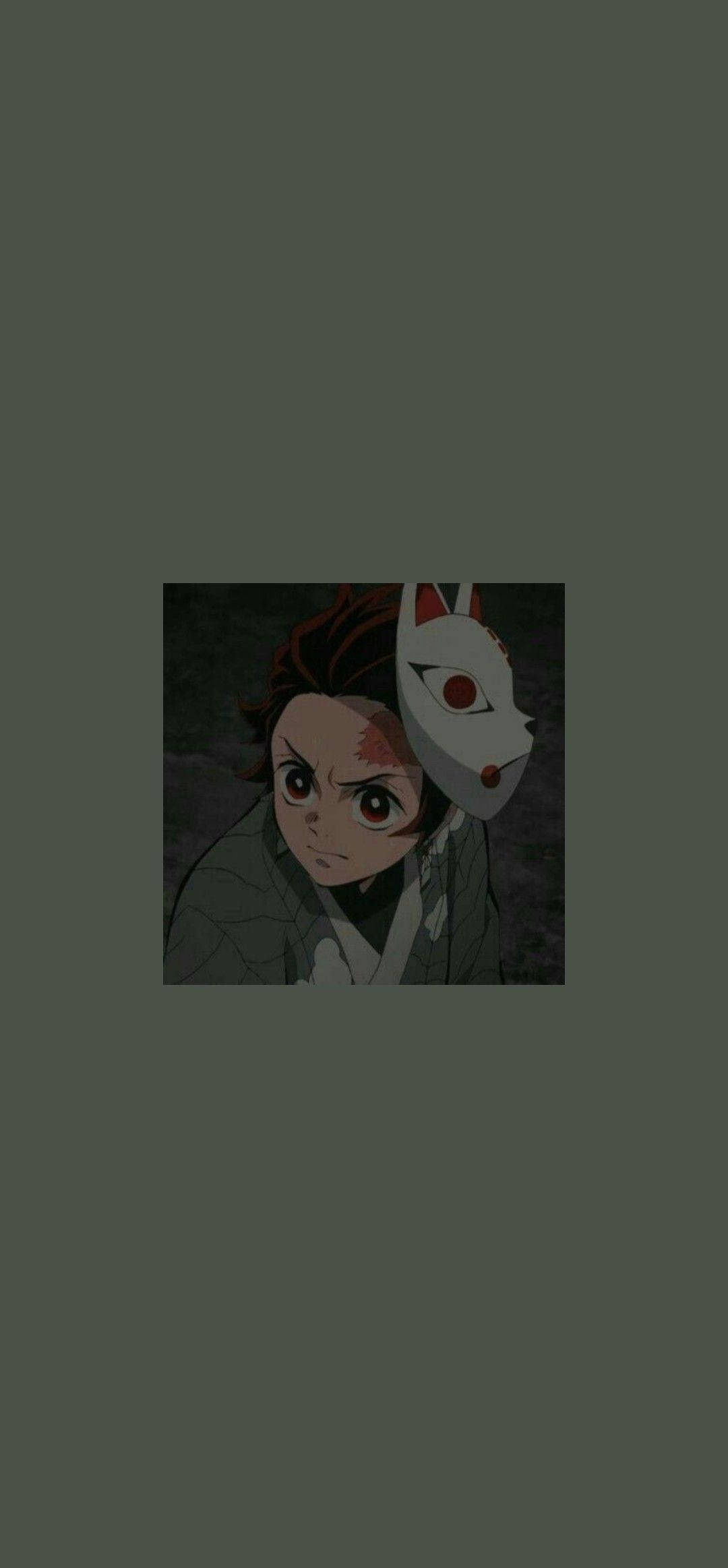 Anime-slotskerm Tanjiro Kamado Muurpapier