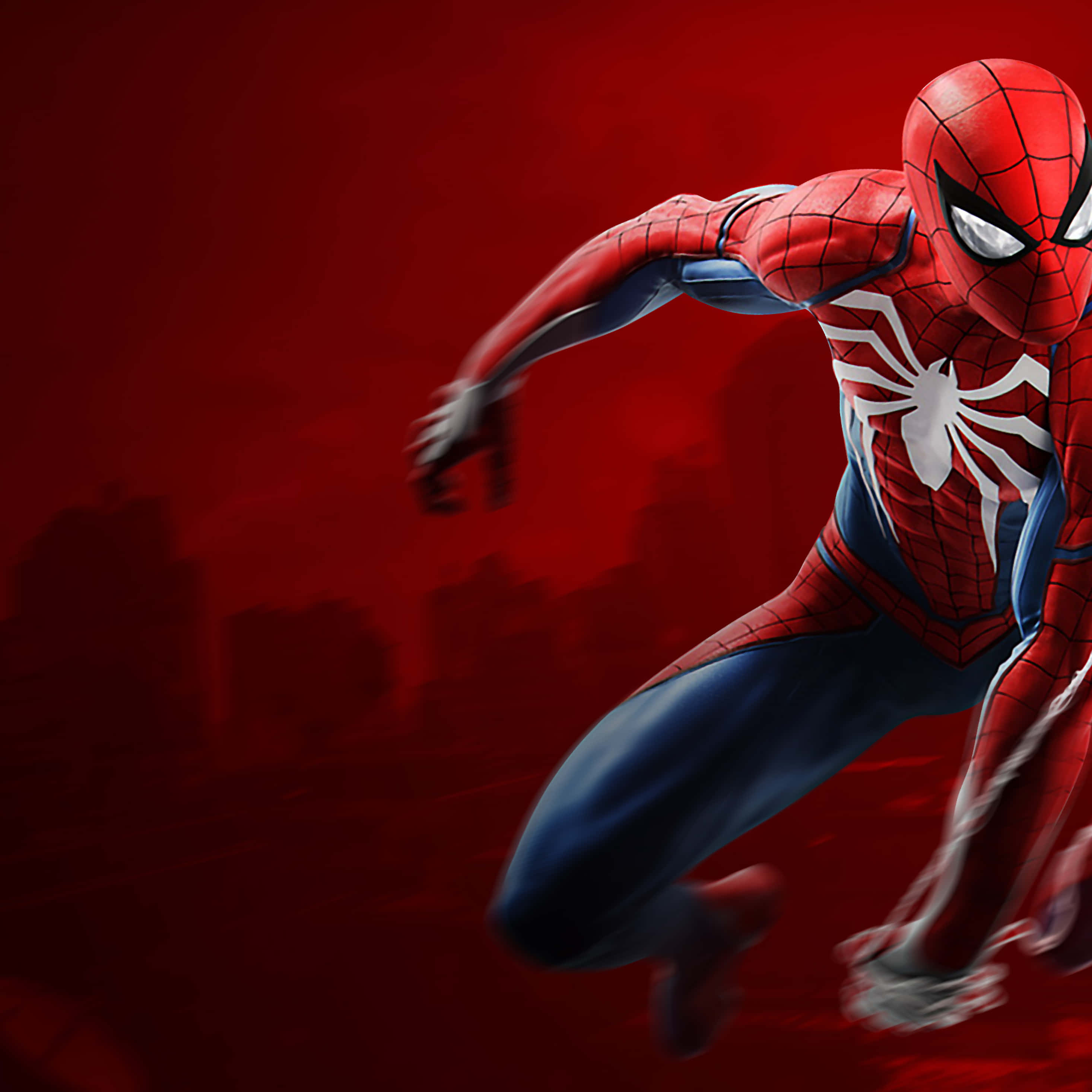 Anime Spider-Man Ps4 Profielfoto Muurpapier