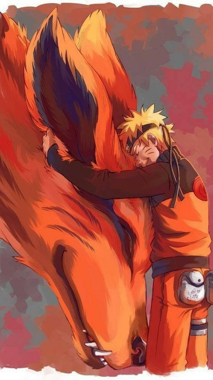 Anime Uzumaki Knuffel Naruto Kurama Muurpapier