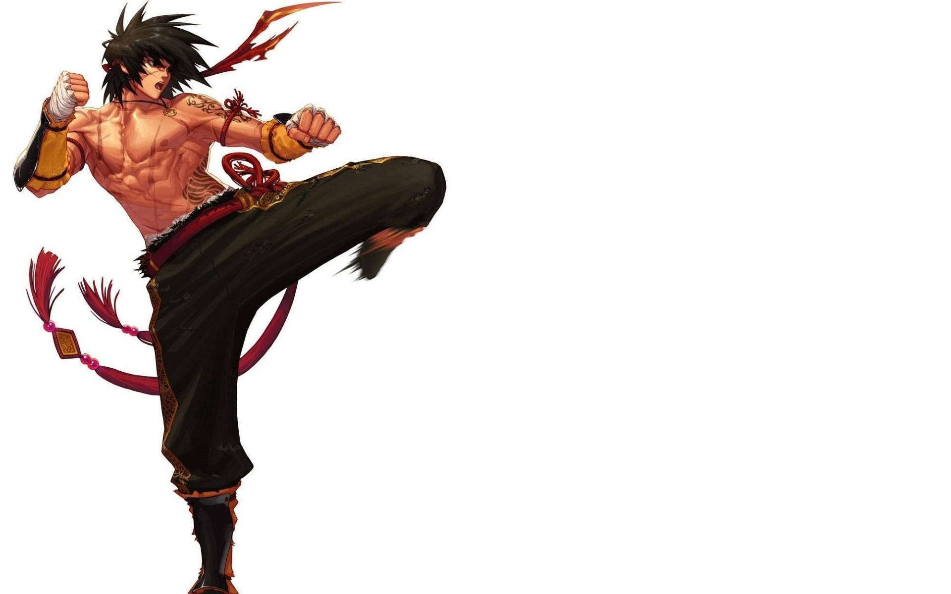 Anime Veg Neo Brawler Muurpapier