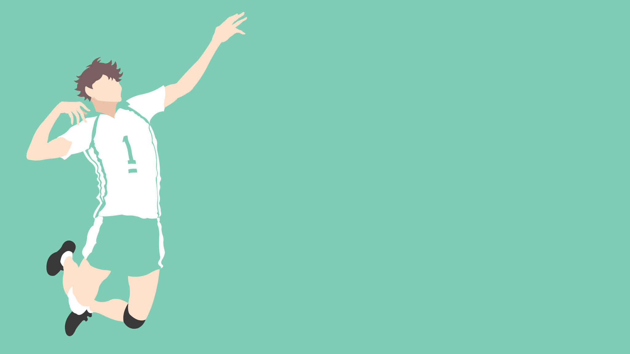 Aoba Johsai Oikawa Vector Bureaublad Muurpapier