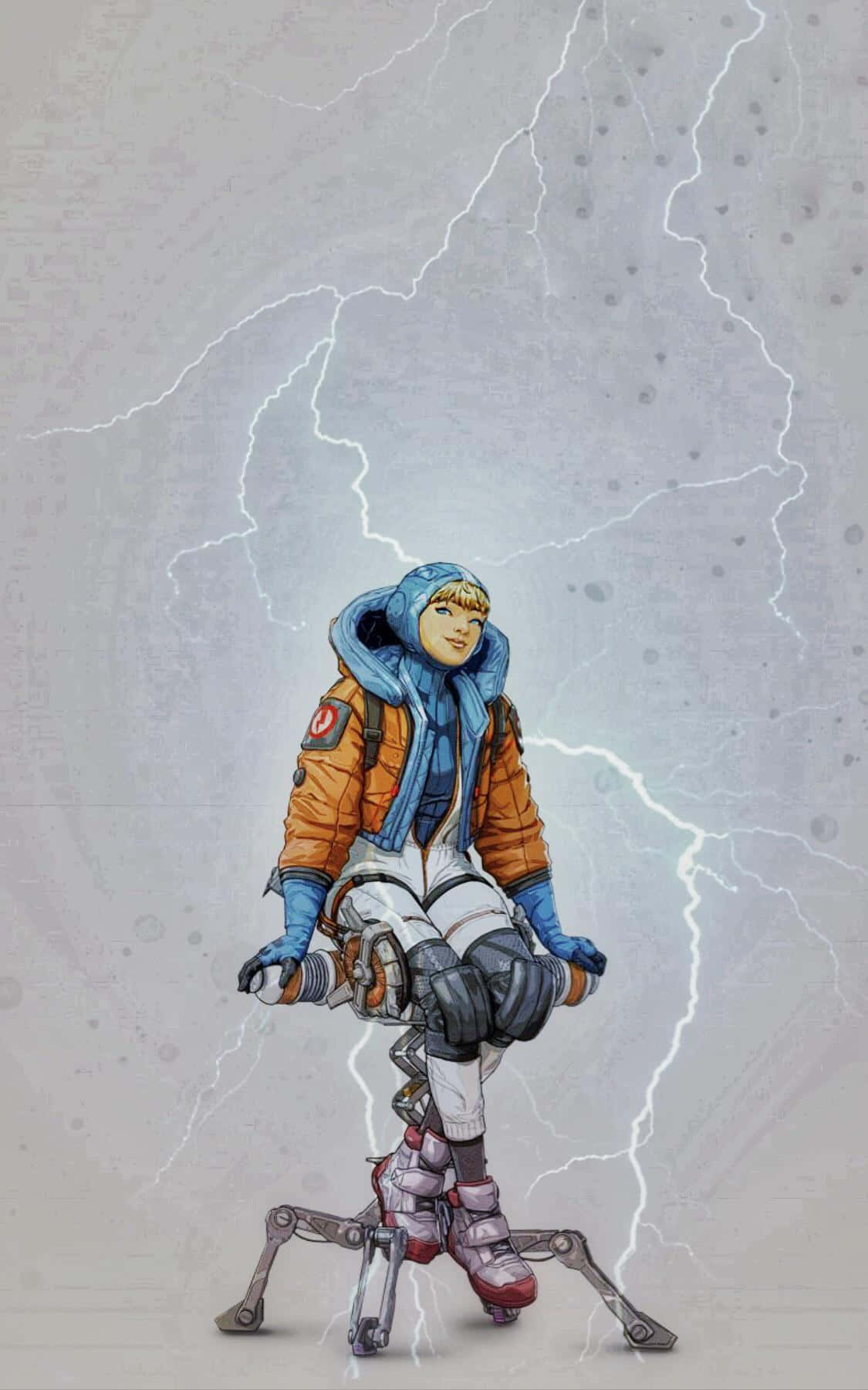 Apex Legends Wattson Estetiese Kuns Muurpapier