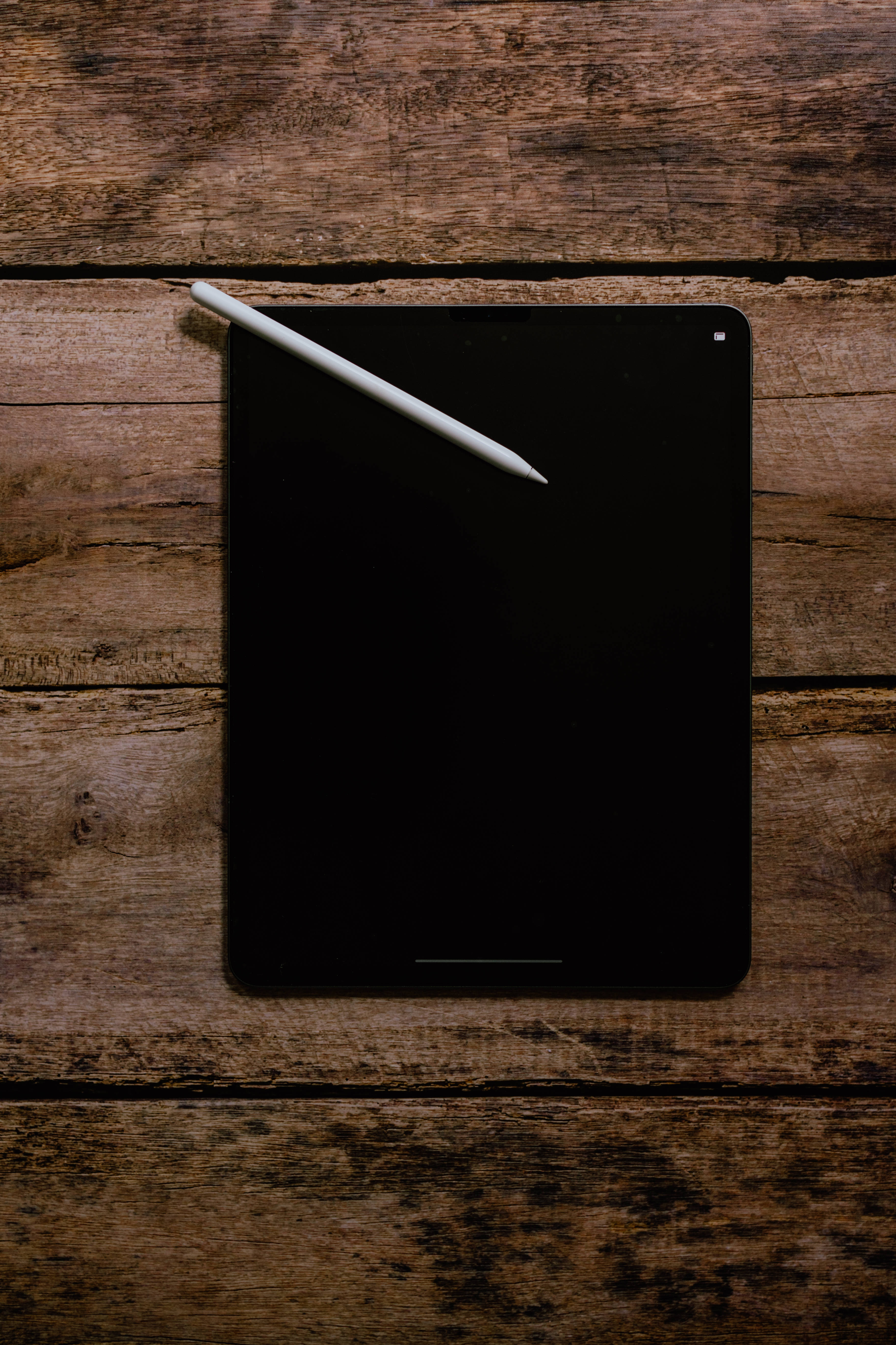 Apple iPad Pro Op Hout Muurpapier