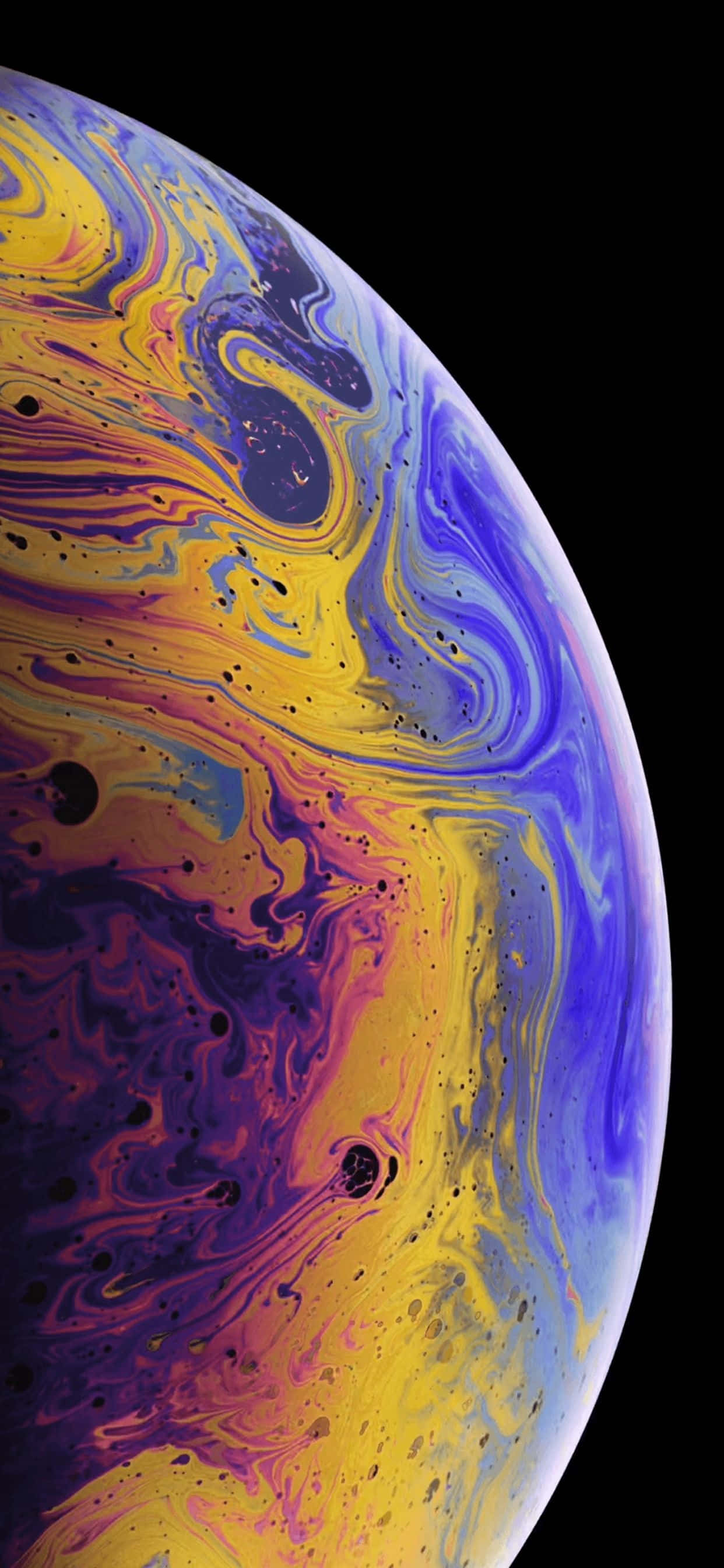 Apple iPhone Xs Max met slanke rand-tot-rand-ontwerp en OLED Super Retina-vertoning Muurpapier