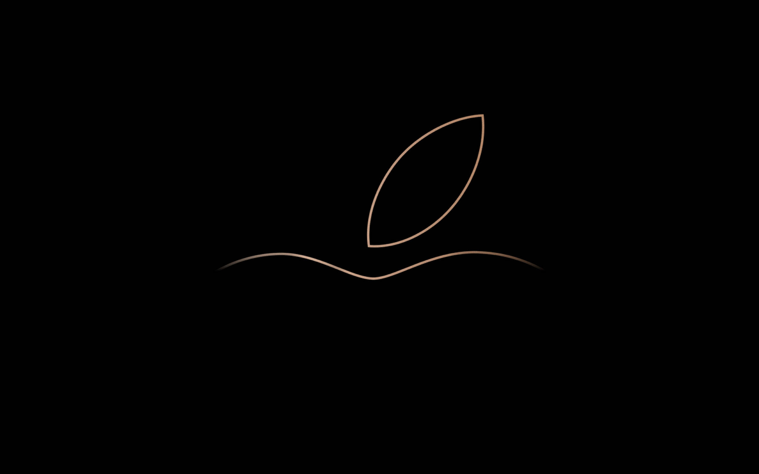 Apple Logo-omtrek MacBook Air Muurpapier