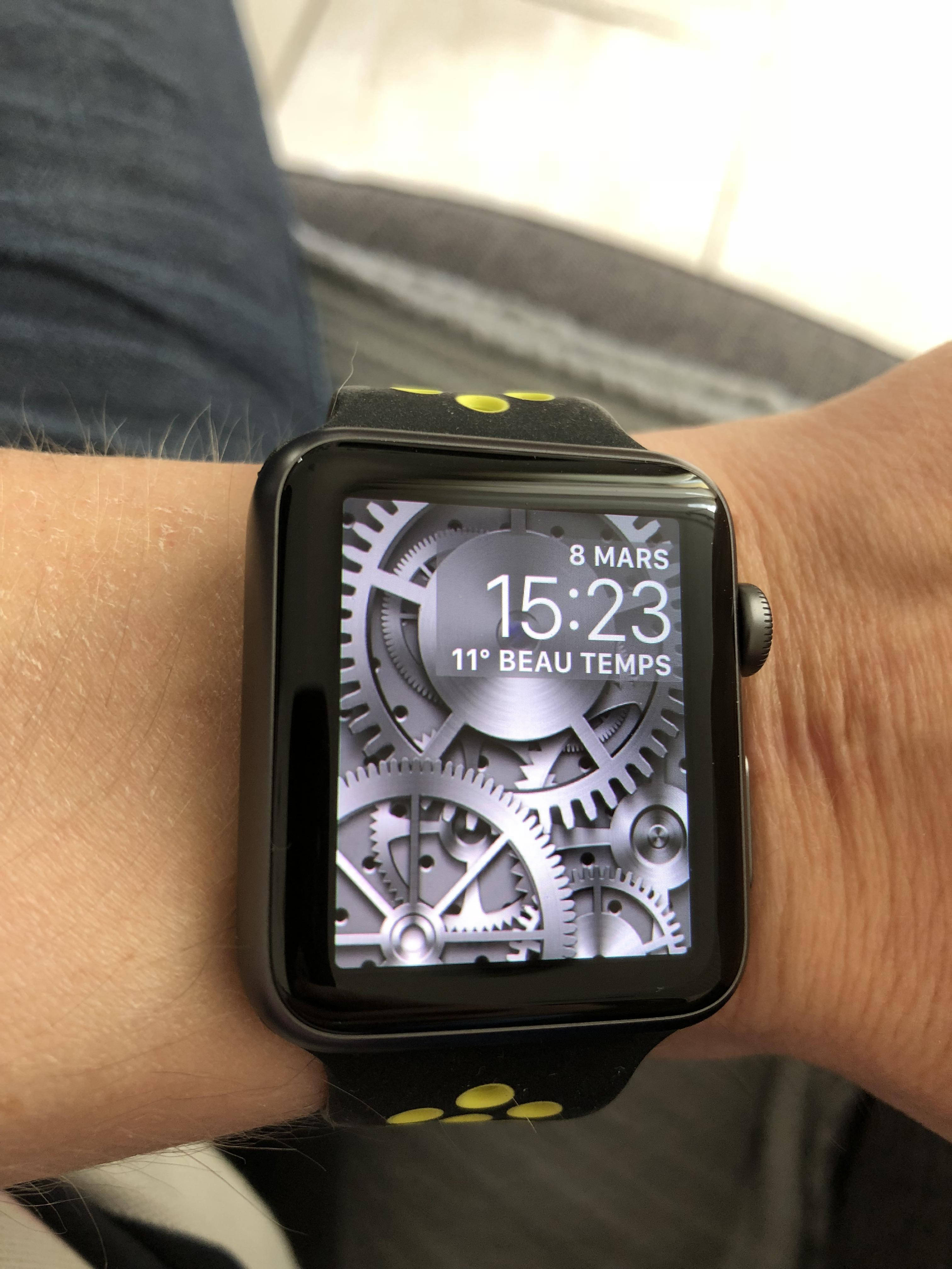 Apple Watch Meganiese Rat Wyserplaat Muurpapier