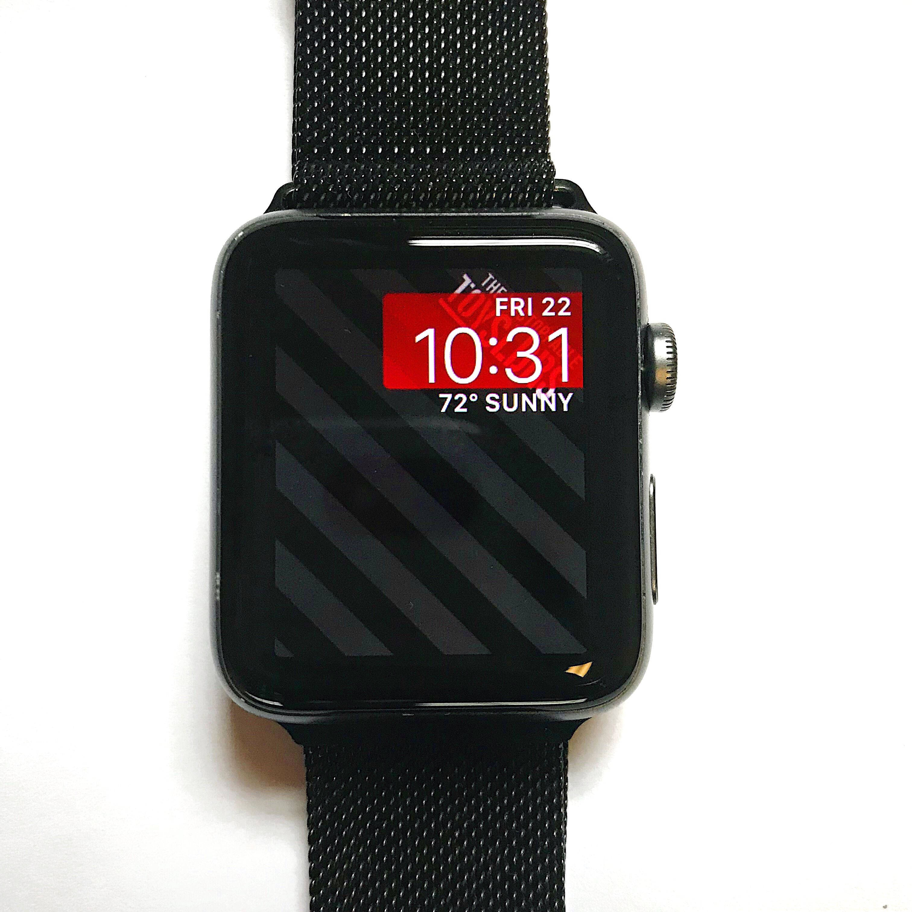 Apple Watch Metaalnet Afwerking Muurpapier
