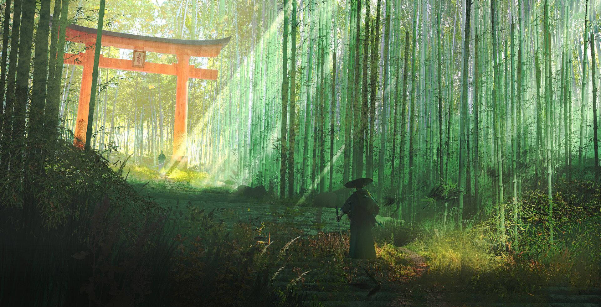 Arashiyama Bamboes 4K Bos Kyoto Muurpapier
