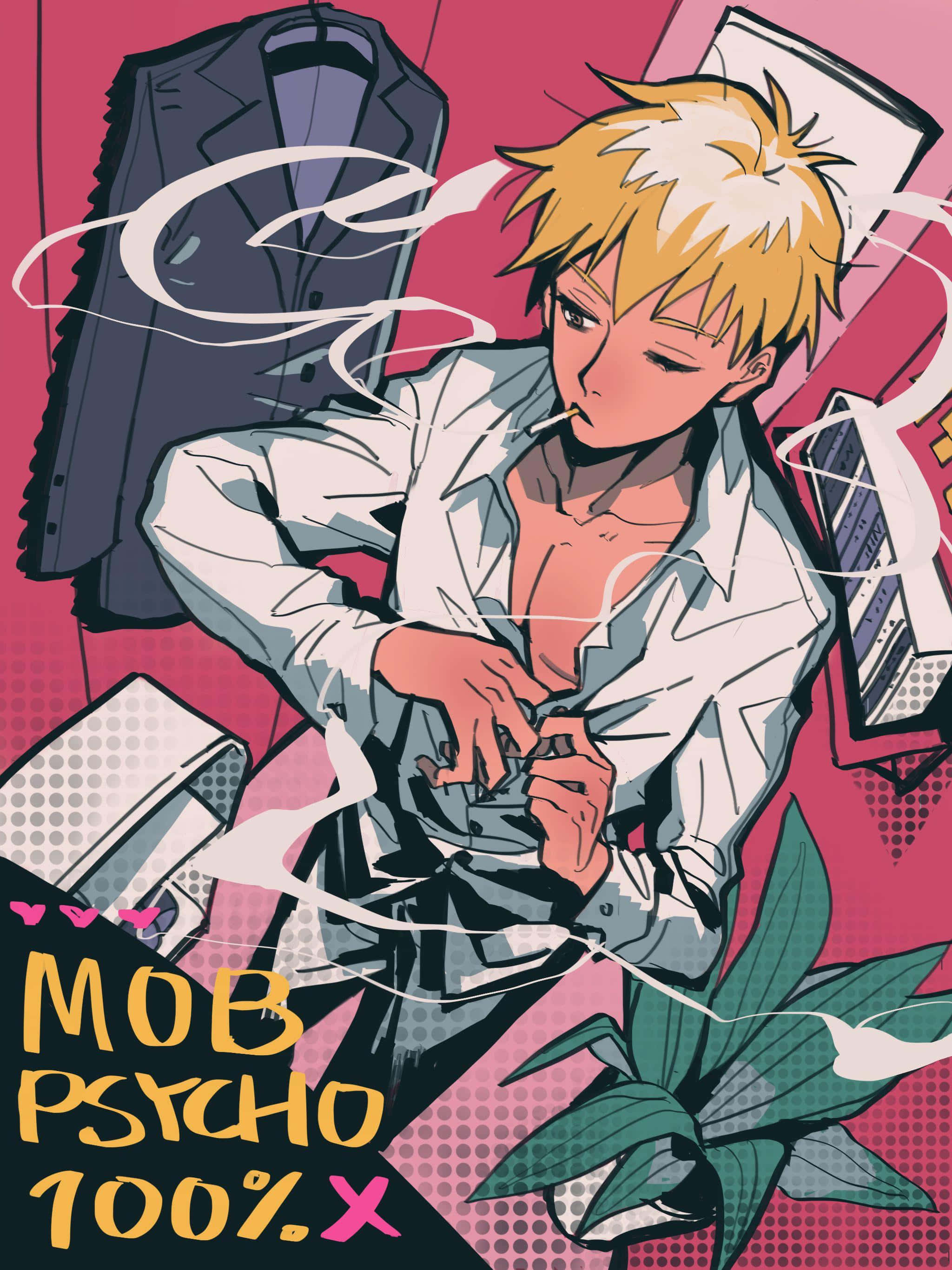 Arataka Reigen - 'n Meester van Psigiese Kragte Muurpapier