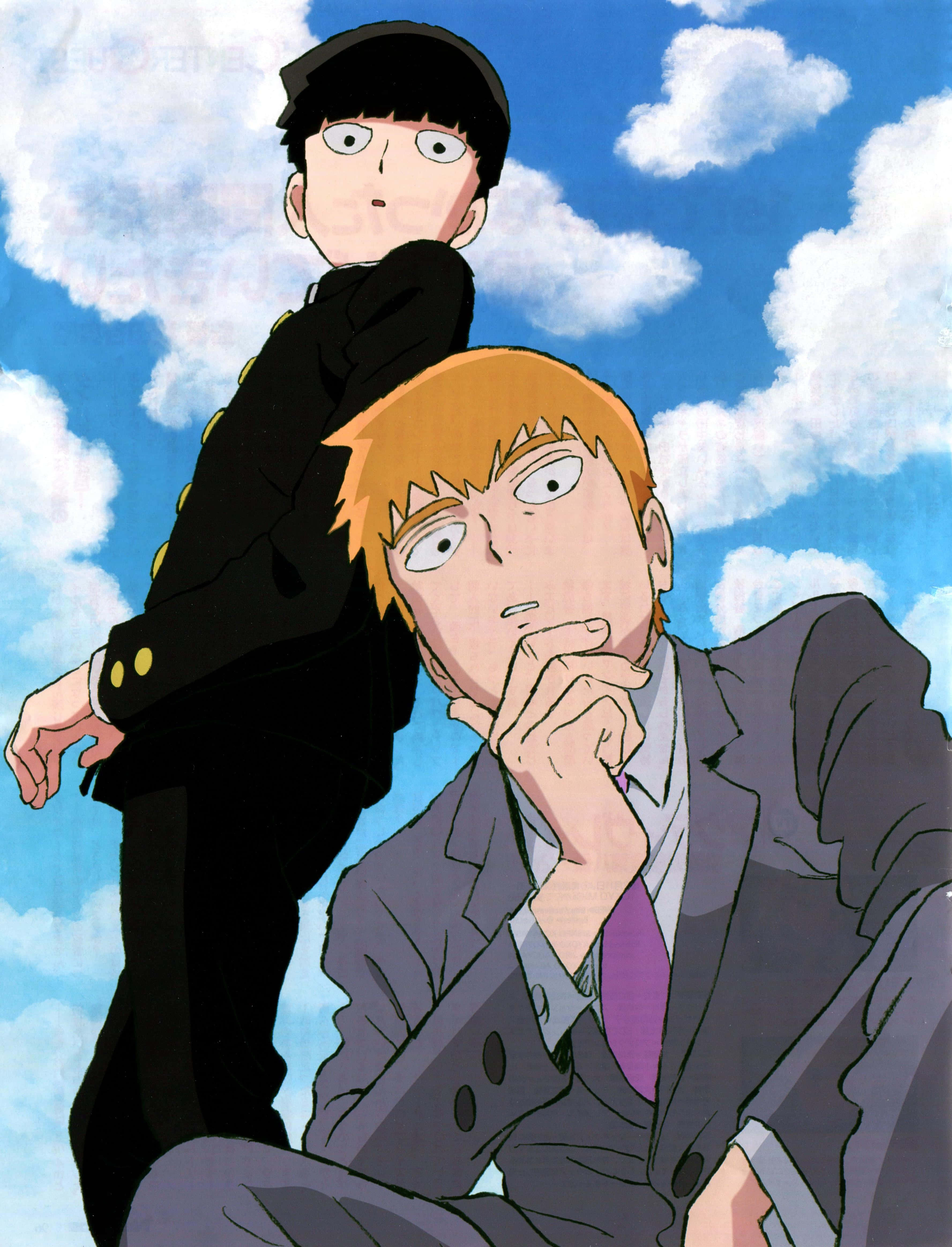 Arataka Reigen wys sy psigiese krag in aksie Muurpapier