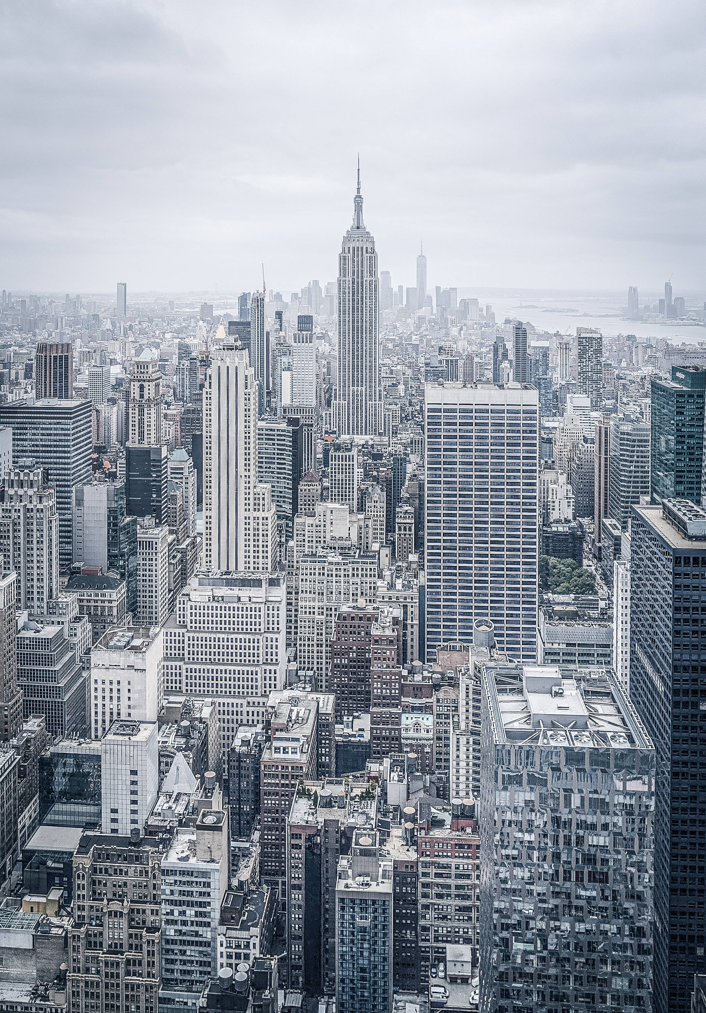 Argitektuur van New York Stad Wolkrabbers Muurpapier
