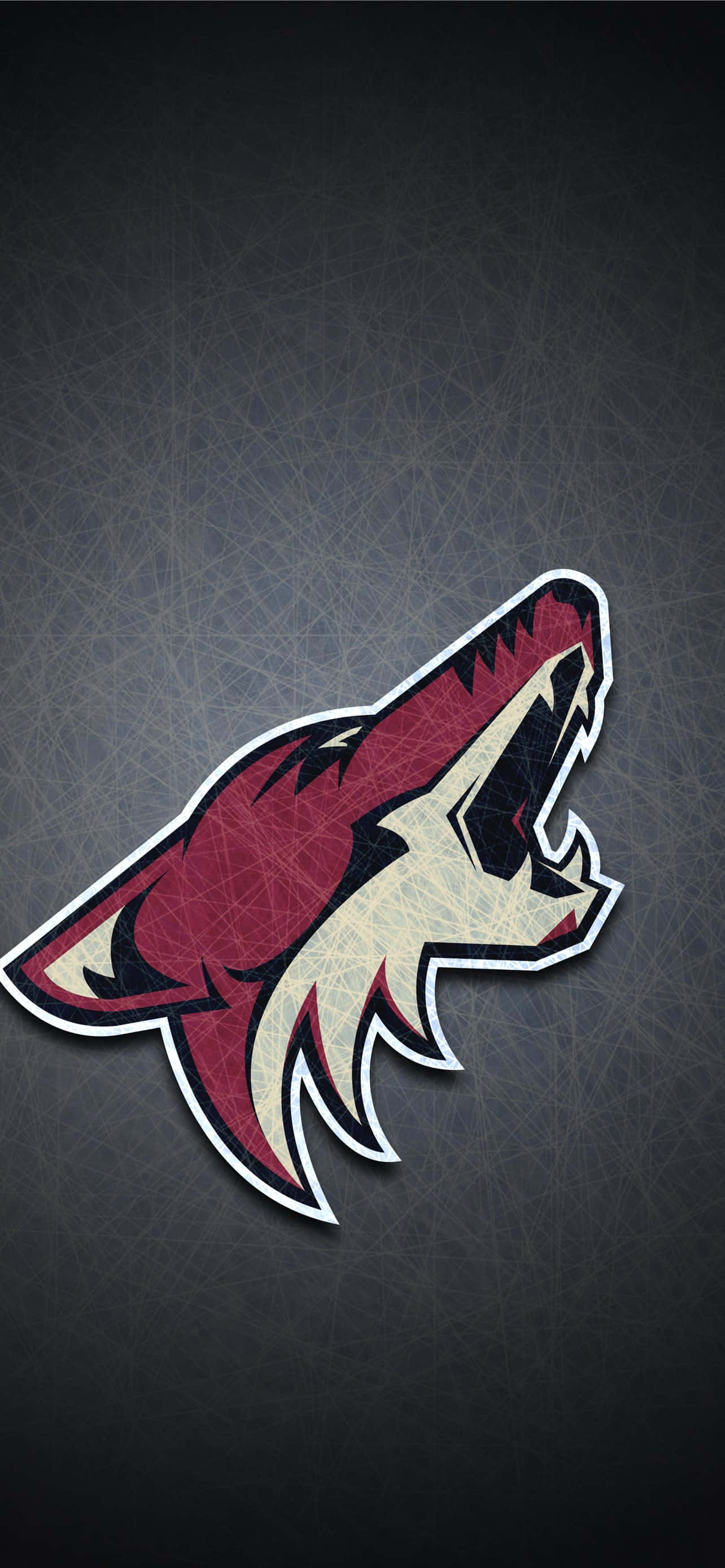 arizona coyotes logo agtergrond Muurpapier