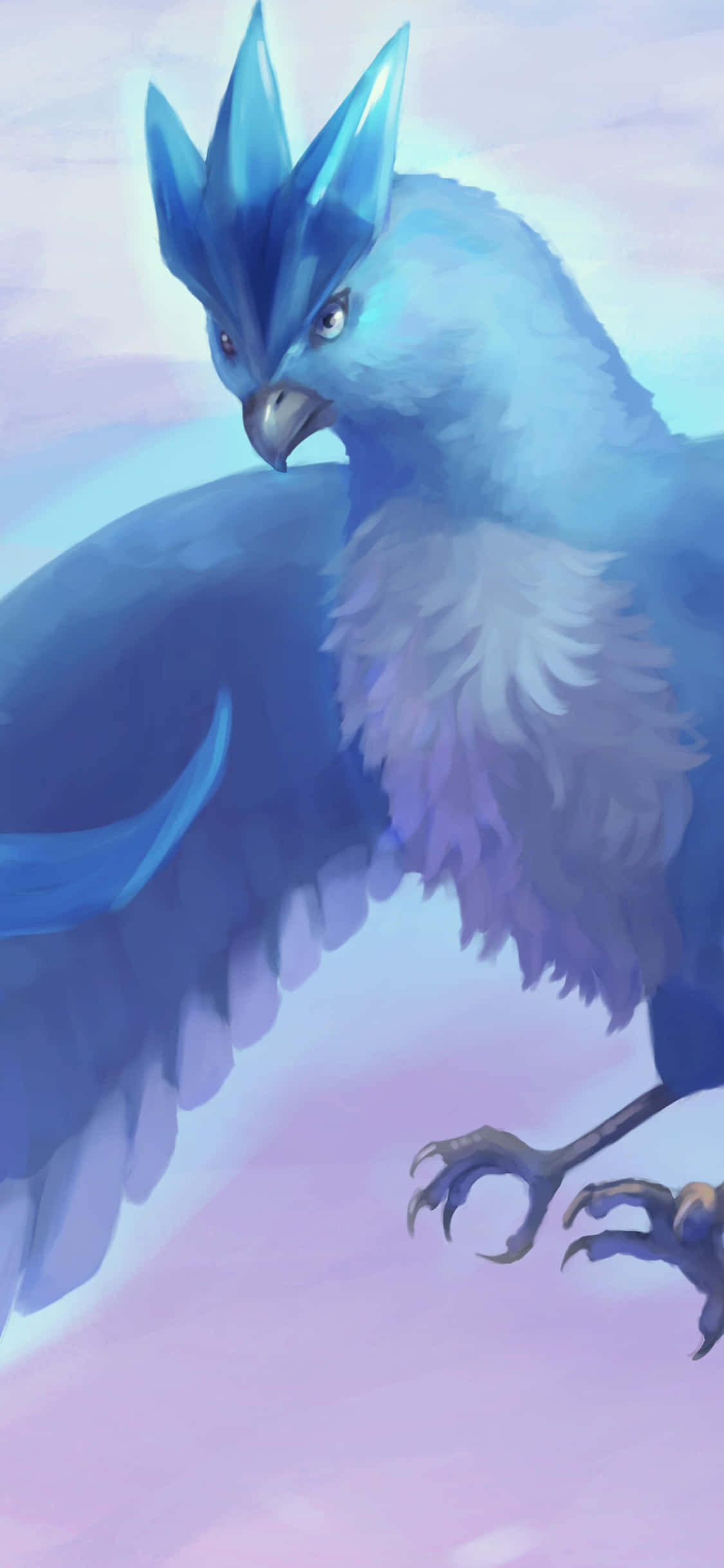 Articuno in Pastelverloop Agtergrond Muurpapier