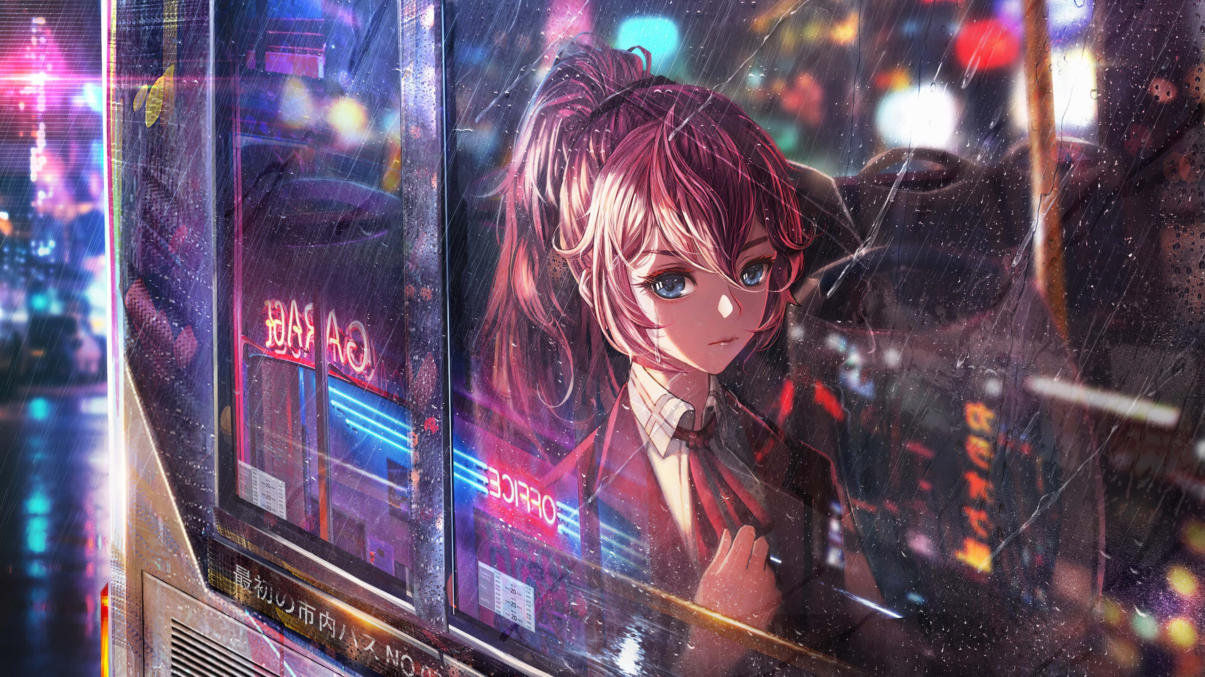Asemrowende 4K Anime Landskap Muurpapier