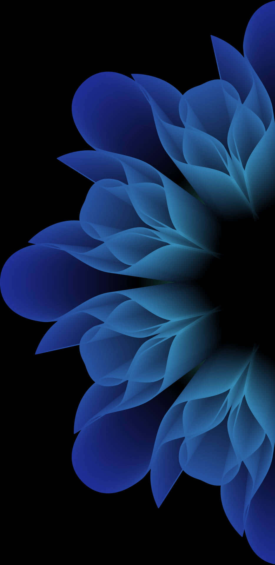 Asemrowende Galaxy Note in die Ruimte Muurpapier
