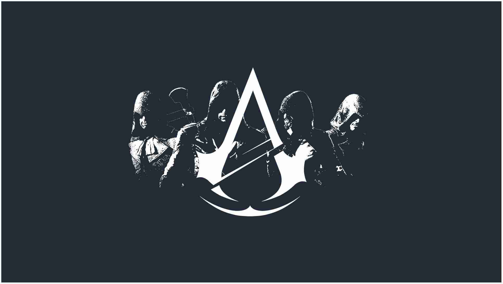 Assassin's Creed Speletjie-logo Muurpapier