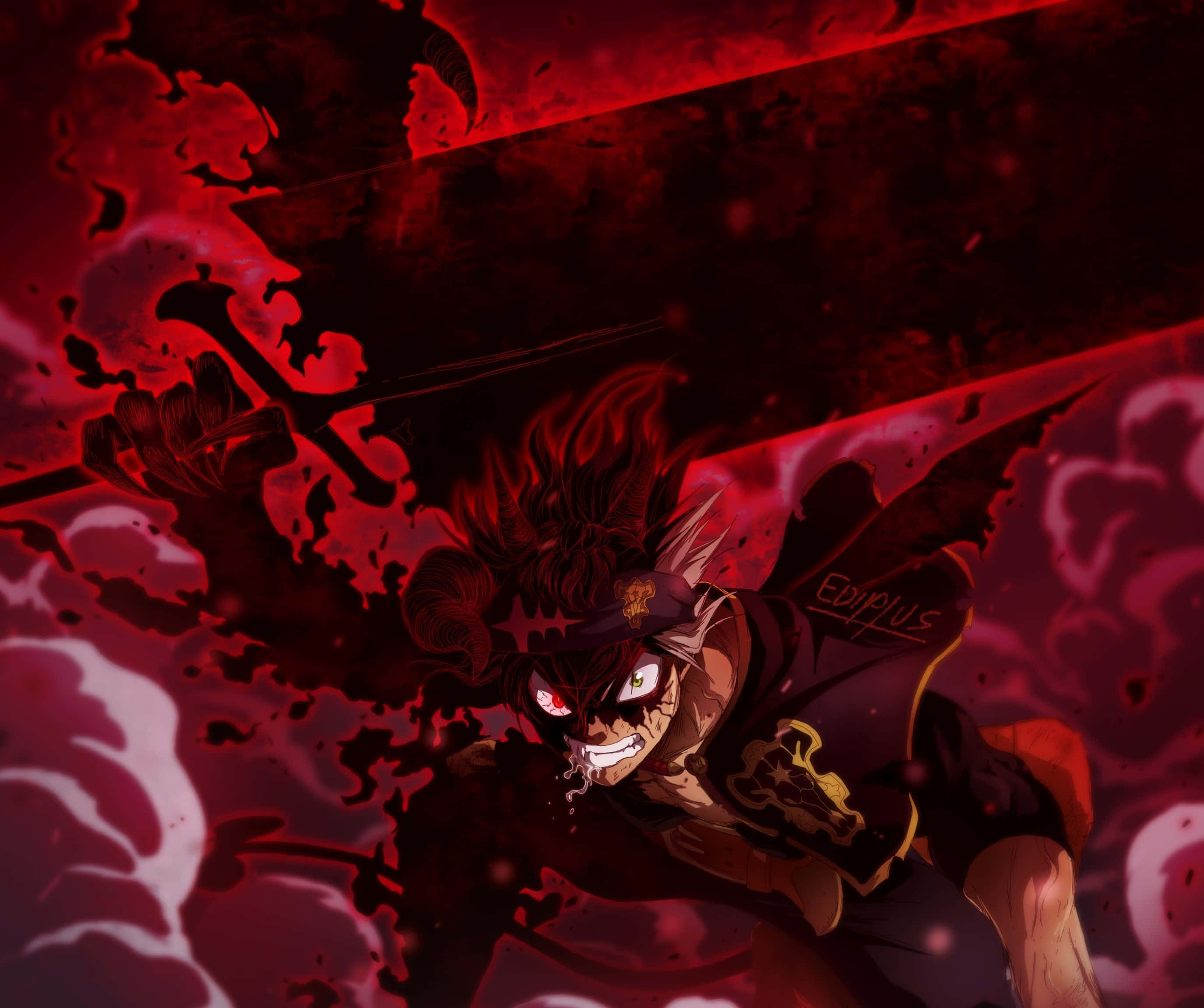 Asta Black Clover 4K Donker Demoon Berserk Muurpapier