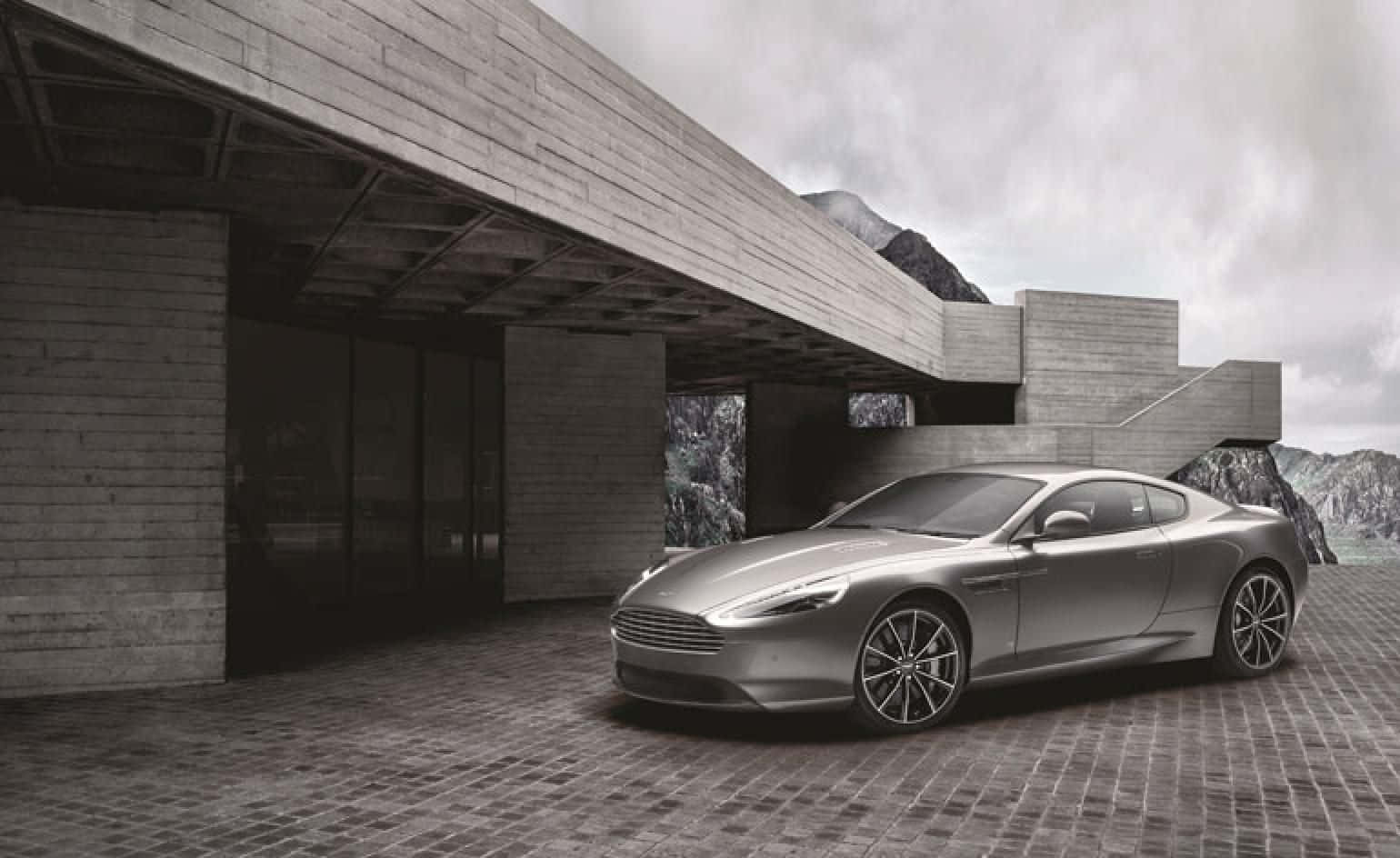 Aston Martin DB9 - 'n Wonder van Britse Luukse en Werkverrigting Muurpapier